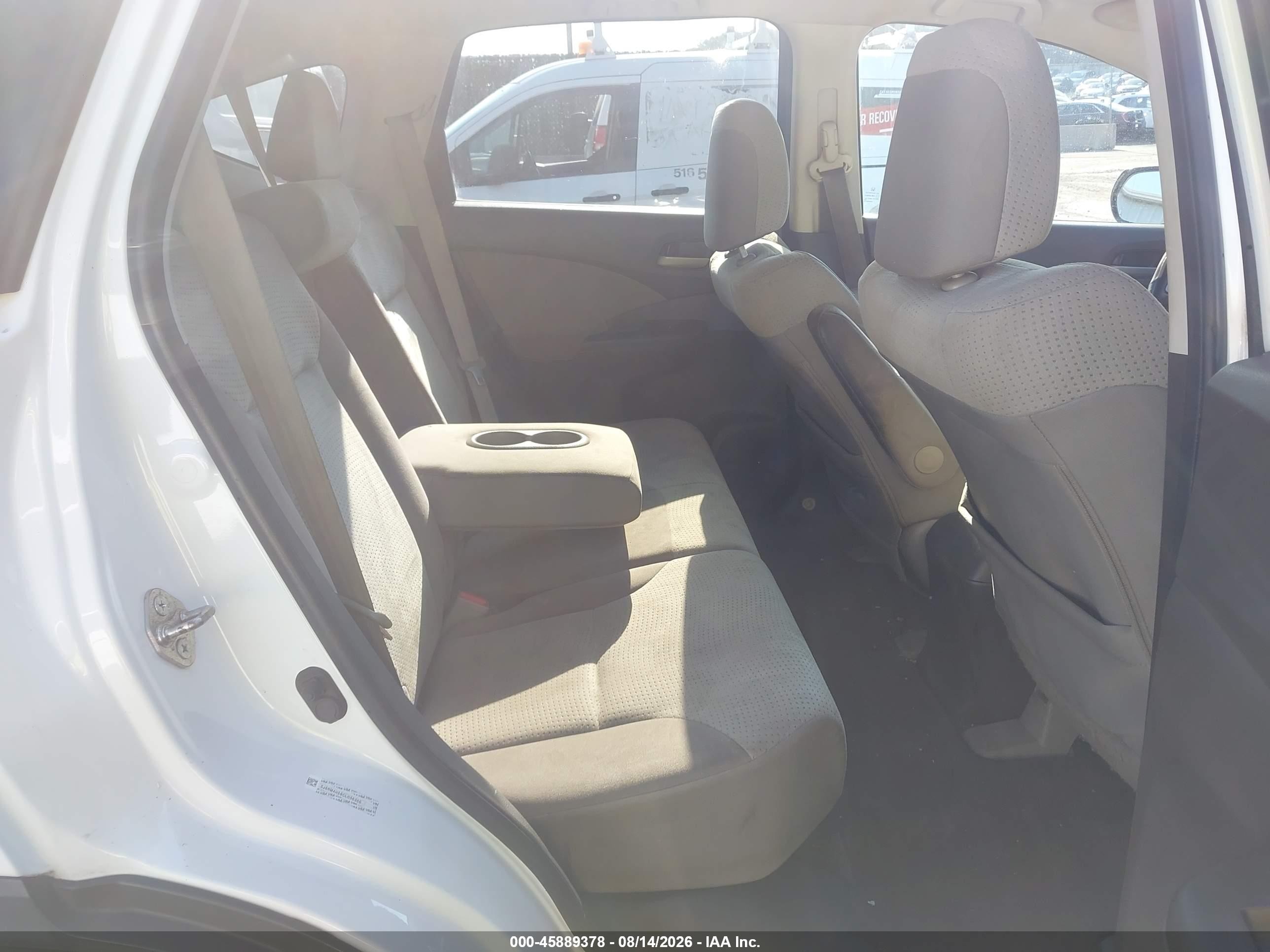 2012 Honda Cr-v Ex White vin: 5J6RM4H58CL056350