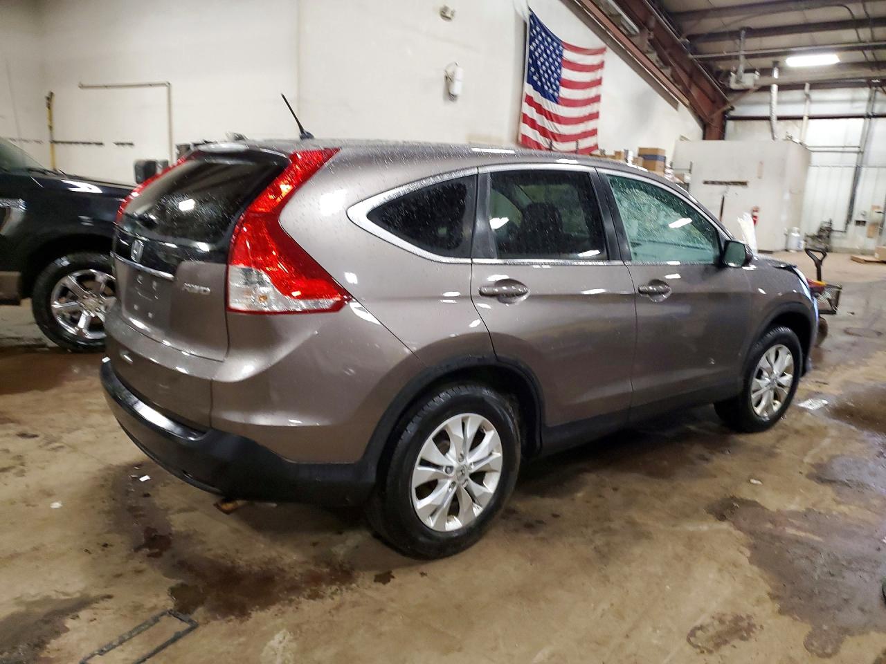 2012 Honda Cr-v Ex Brown vin: 5J6RM4H58CL059006
