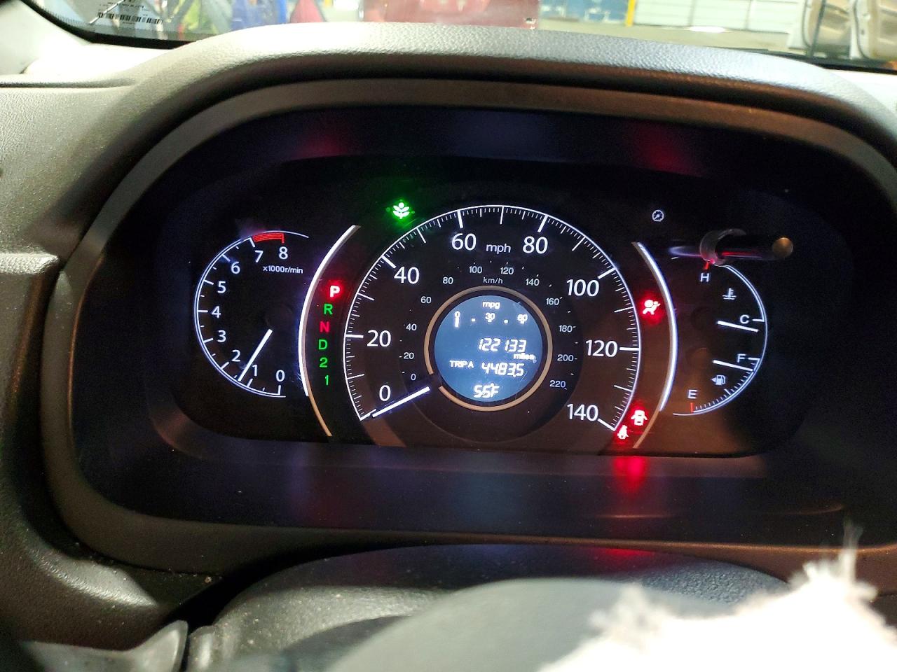 2012 Honda Cr-v Ex Серый vin: 5J6RM4H58CL073813