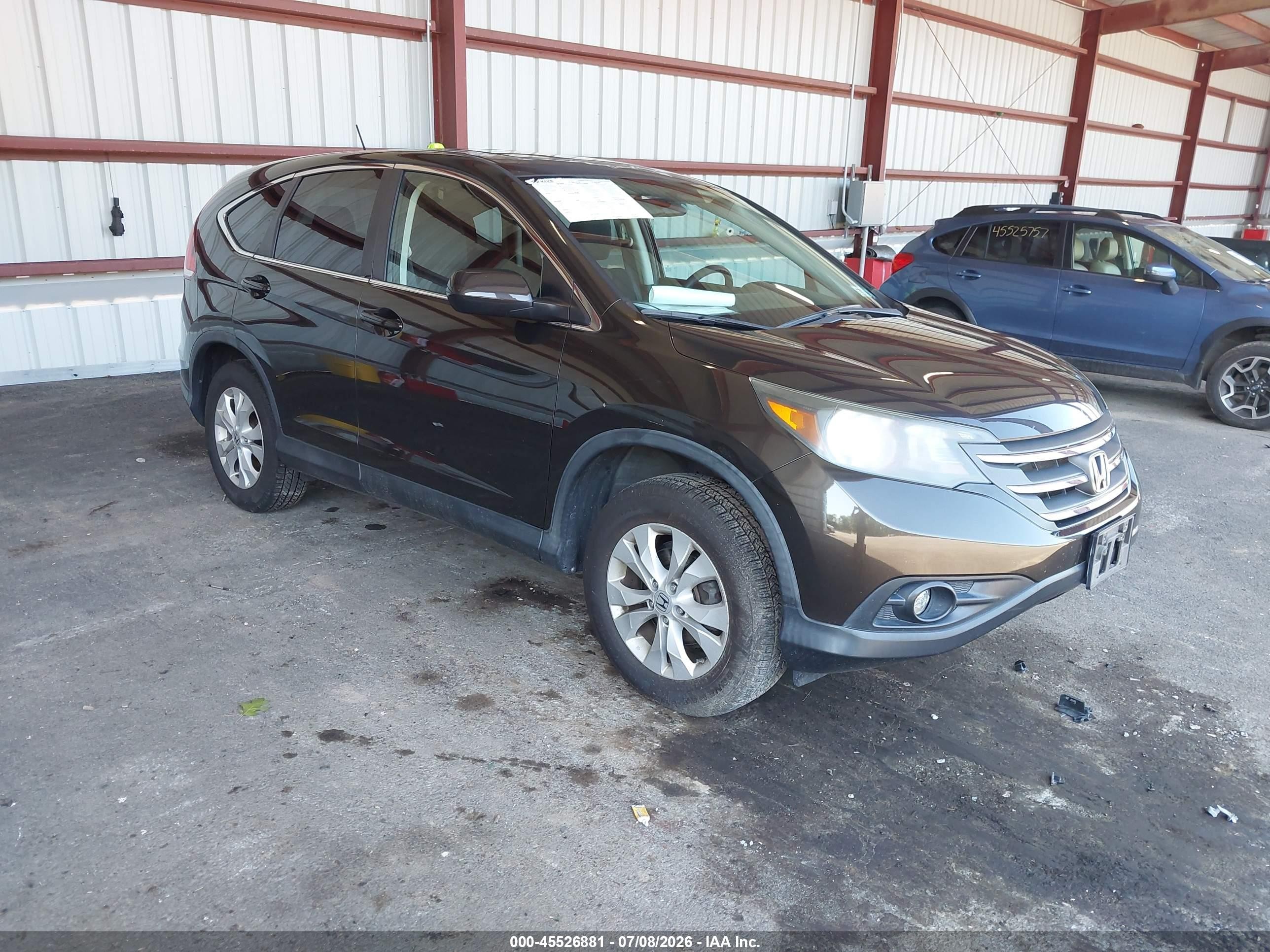 2013 Honda Cr-v Ex Black vin: 5J6RM4H58DL008364