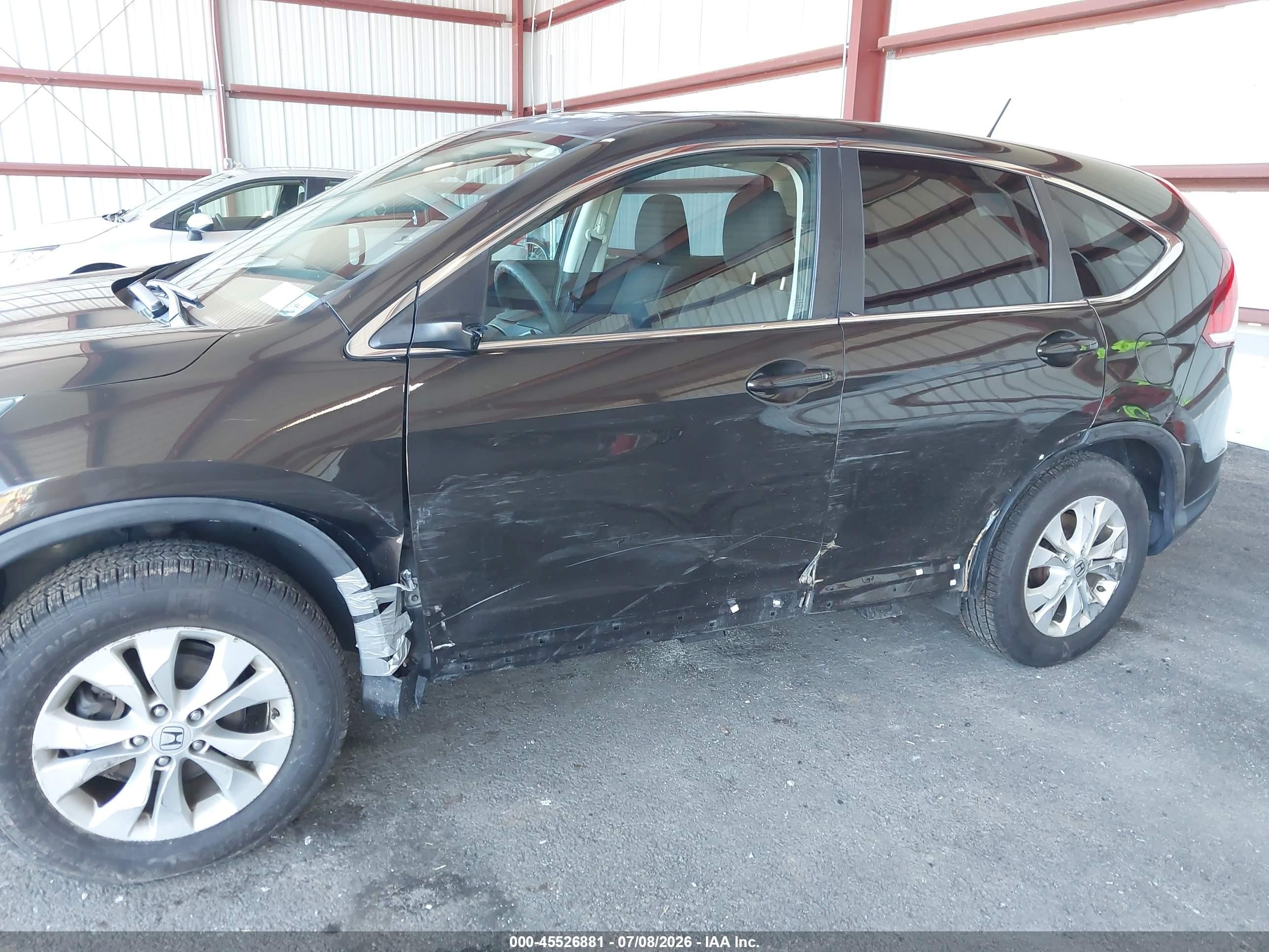2013 Honda Cr-v Ex Черный vin: 5J6RM4H58DL008364