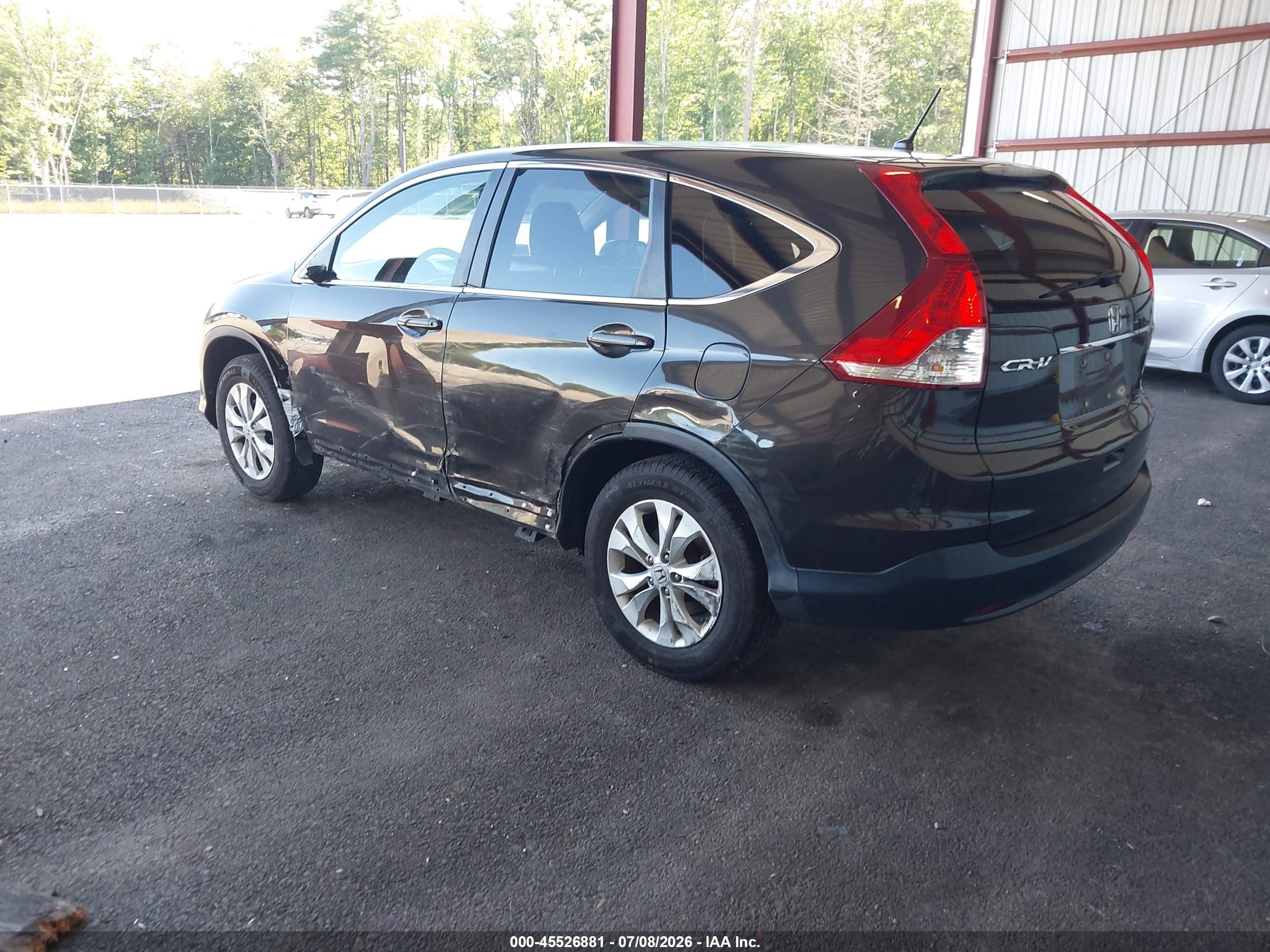 2013 Honda Cr-v Ex Черный vin: 5J6RM4H58DL008364