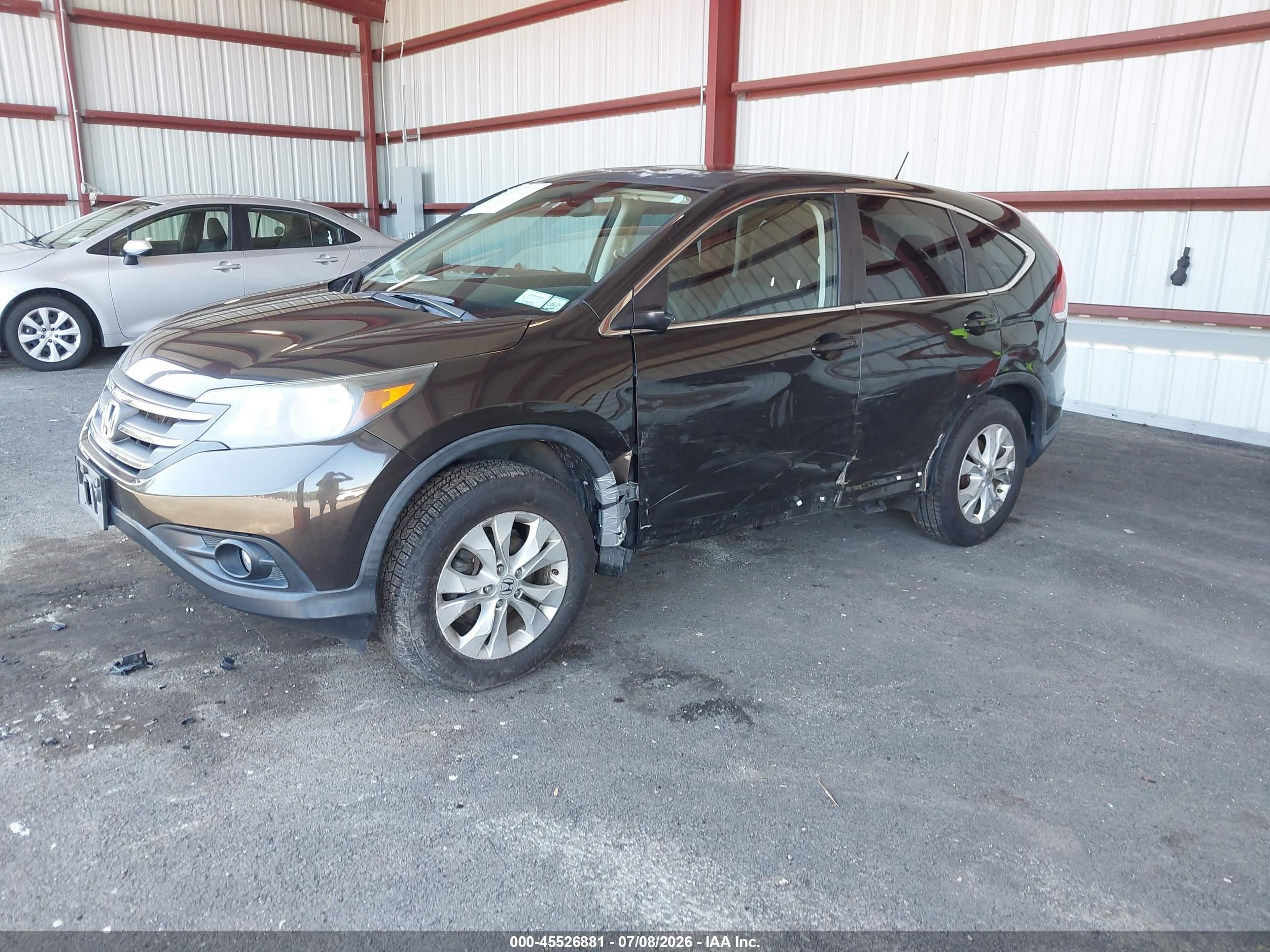 2013 Honda Cr-v Ex Черный vin: 5J6RM4H58DL008364