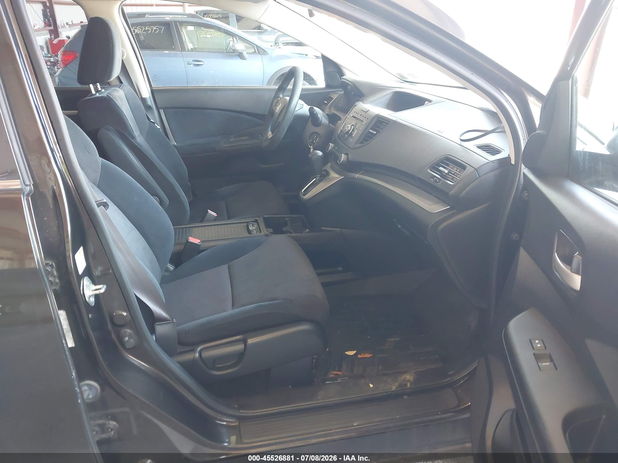 2013 Honda Cr-v Ex Черный vin: 5J6RM4H58DL008364