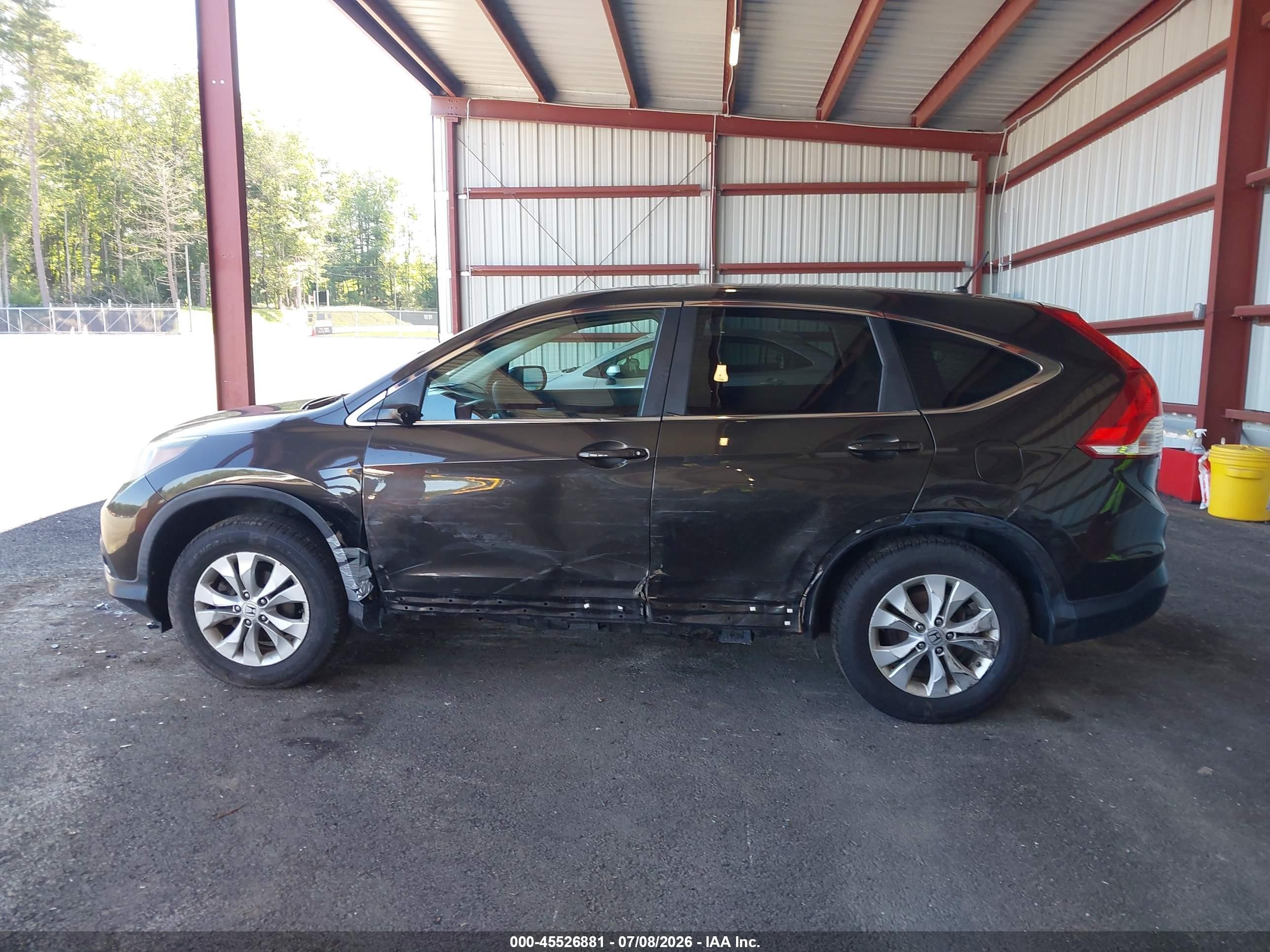 2013 Honda Cr-v Ex Черный vin: 5J6RM4H58DL008364