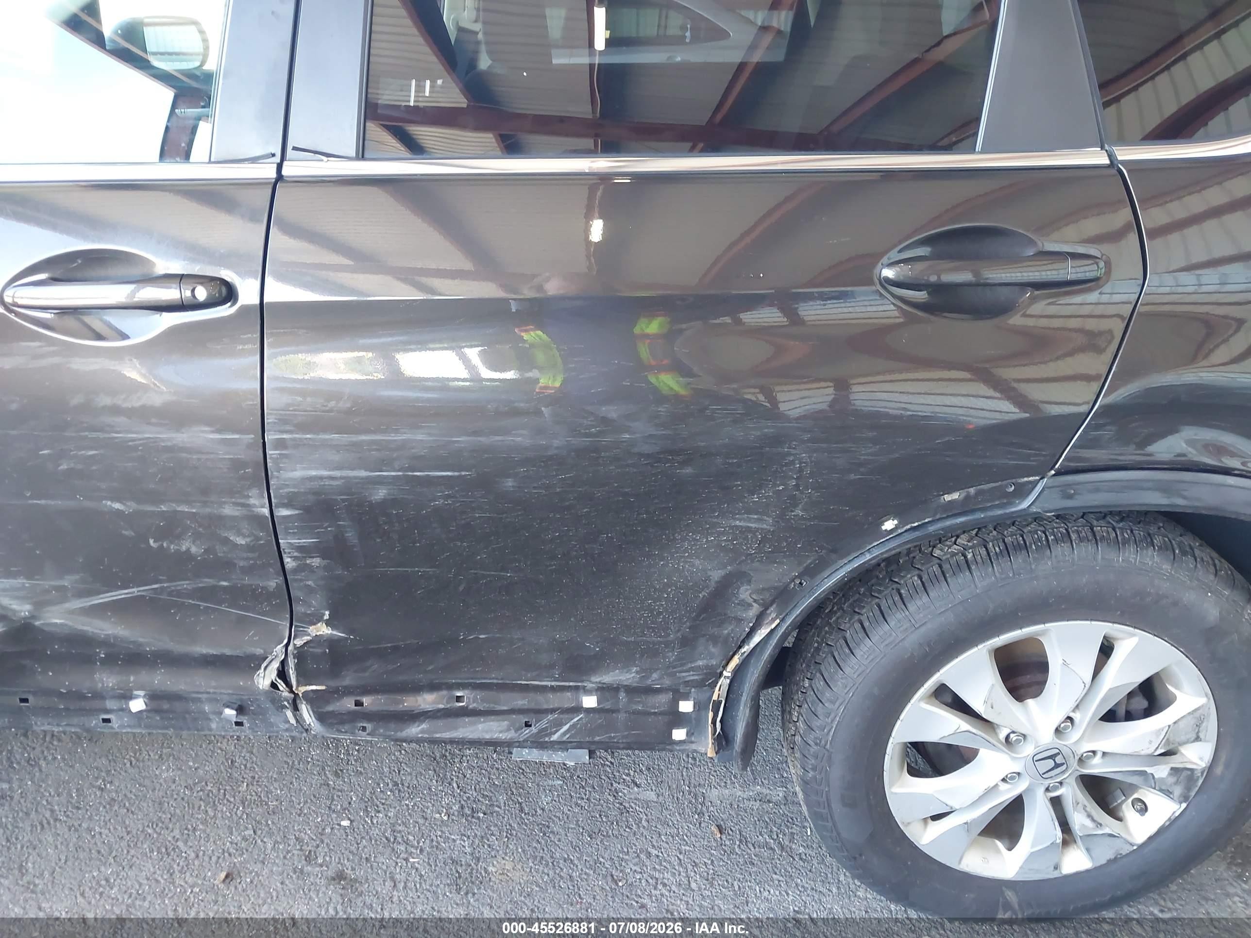 2013 Honda Cr-v Ex Черный vin: 5J6RM4H58DL008364