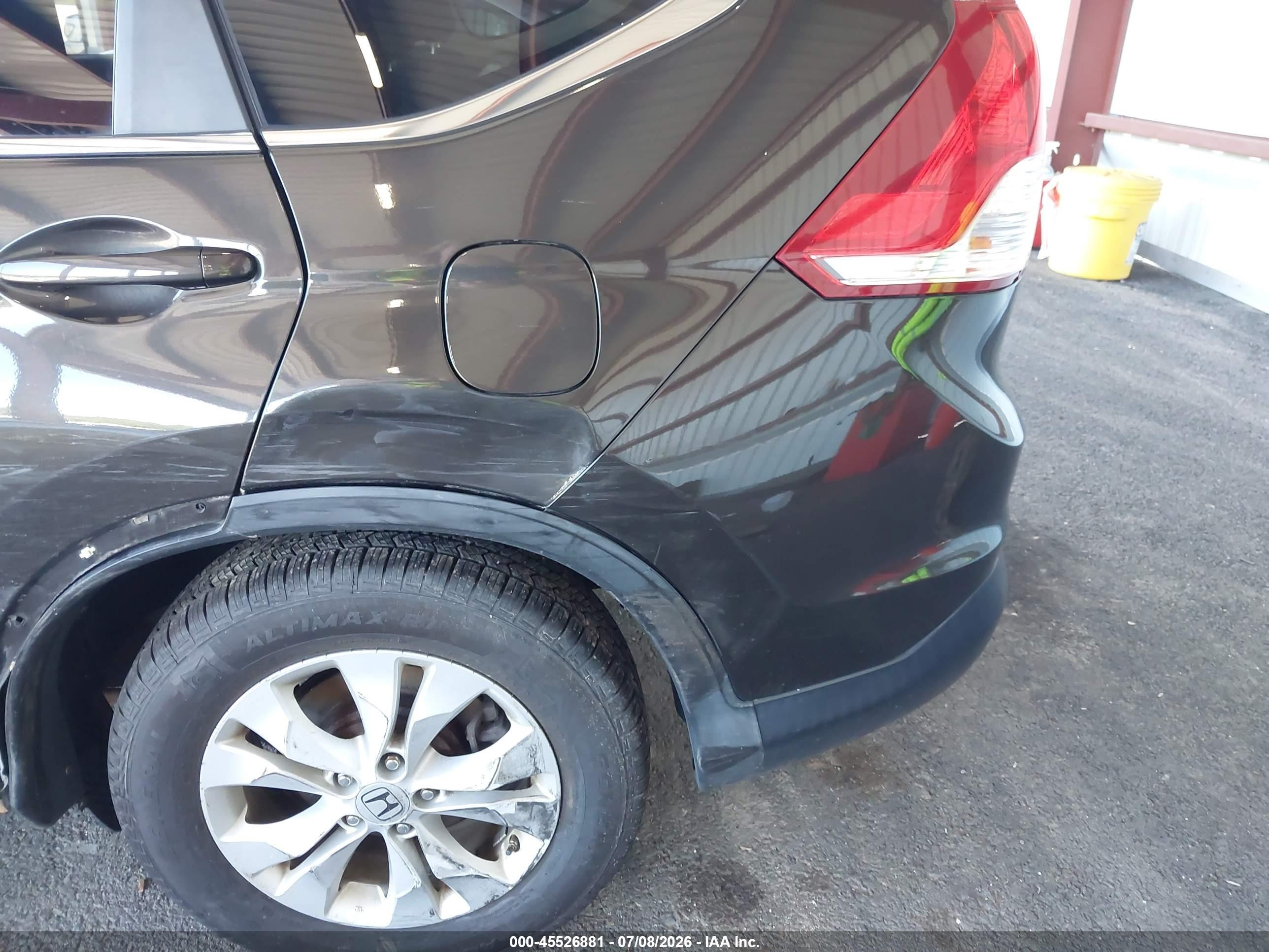 2013 Honda Cr-v Ex Черный vin: 5J6RM4H58DL008364