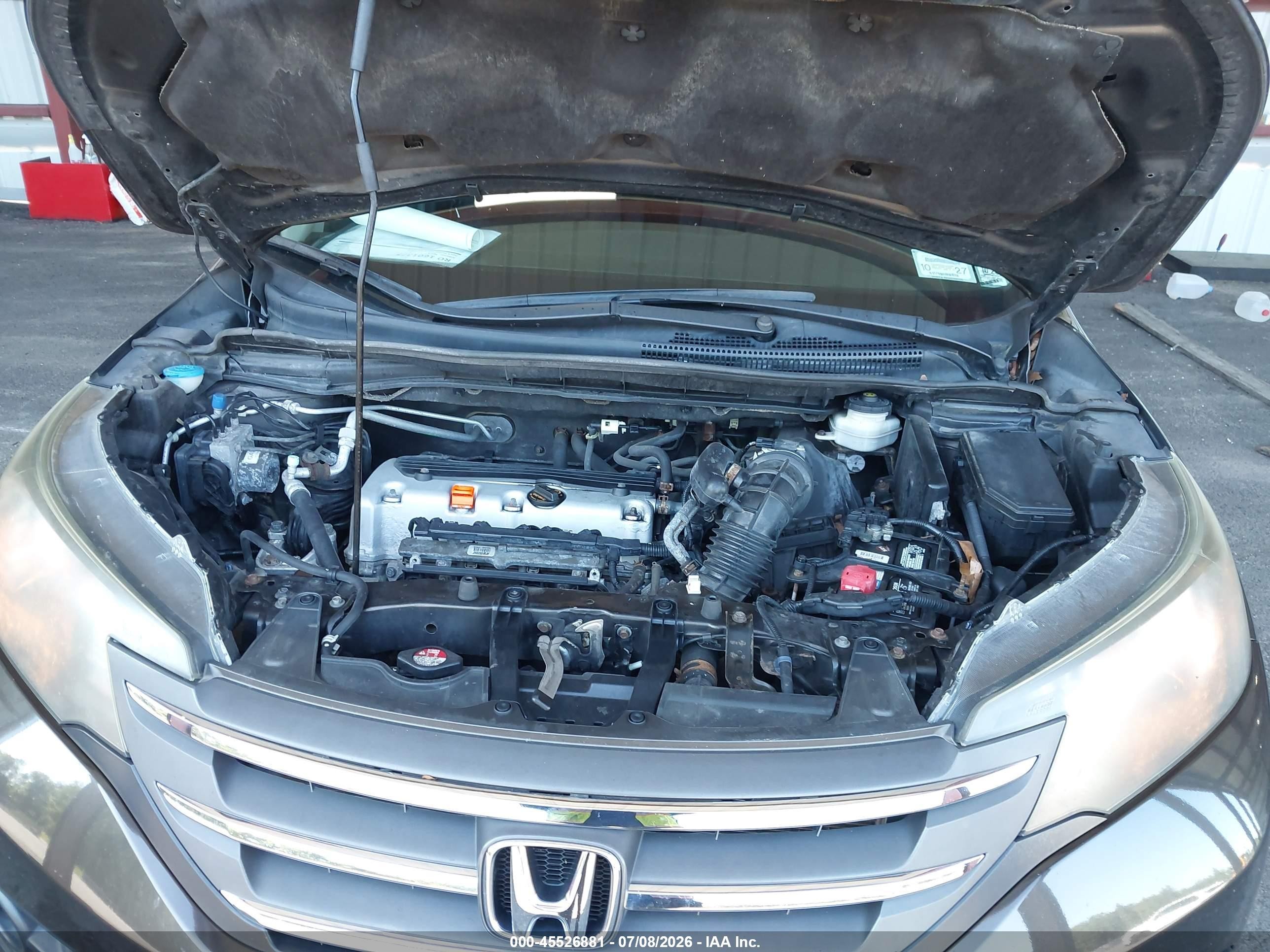 2013 Honda Cr-v Ex Черный vin: 5J6RM4H58DL008364