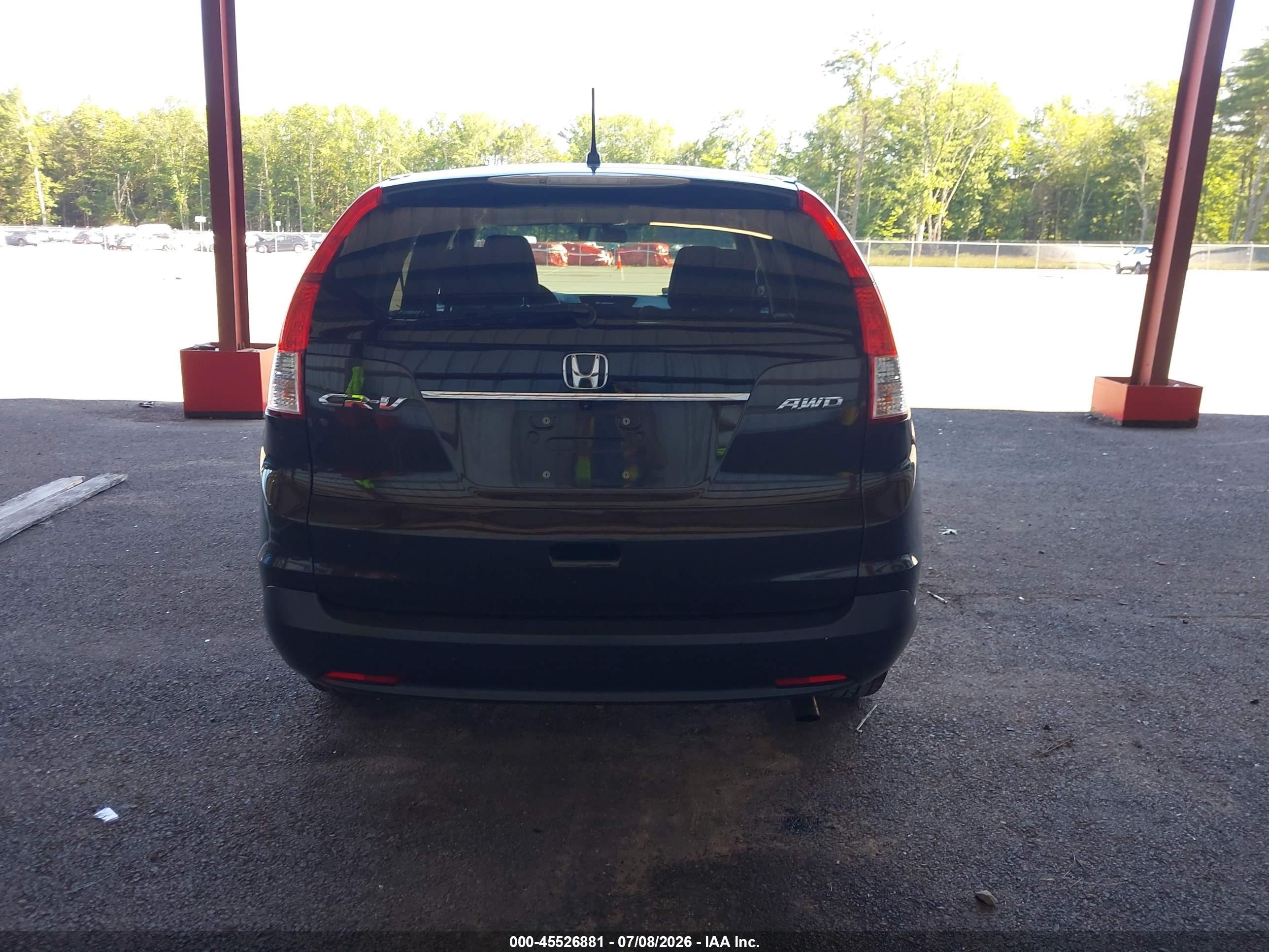 2013 Honda Cr-v Ex Черный vin: 5J6RM4H58DL008364