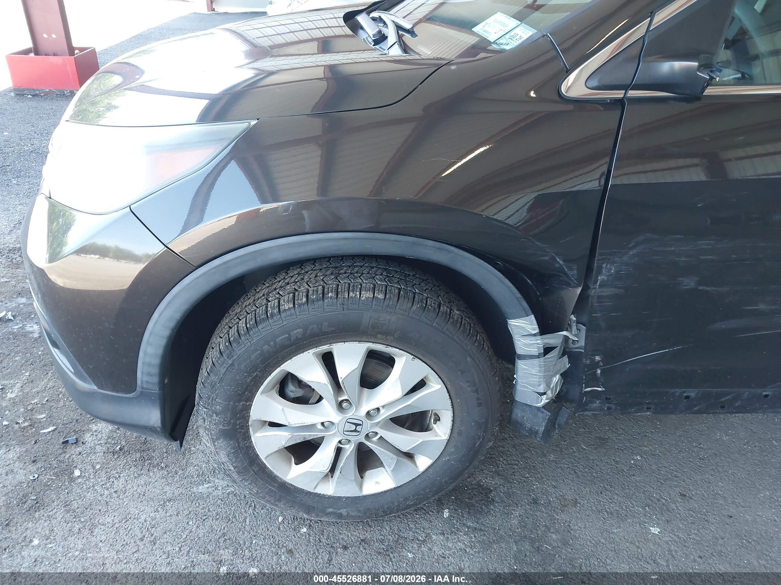 2013 Honda Cr-v Ex Черный vin: 5J6RM4H58DL008364