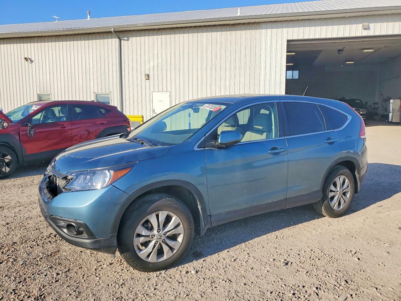 2013 Honda Cr-v Ex Blue vin: 5J6RM4H58DL008963