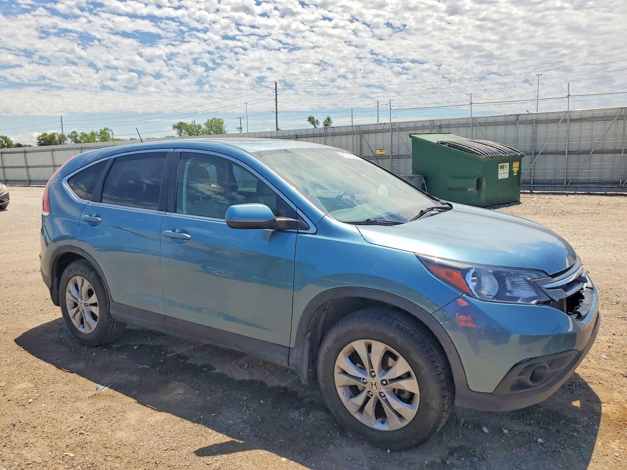 2013 Honda Cr-v Ex Blue vin: 5J6RM4H58DL008963