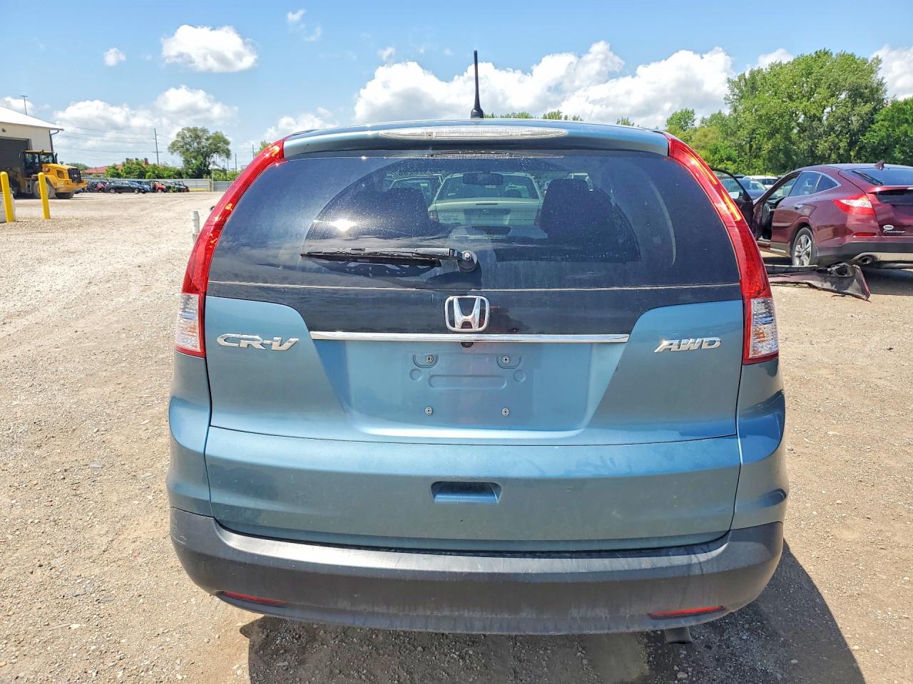 2013 Honda Cr-v Ex Blue vin: 5J6RM4H58DL008963
