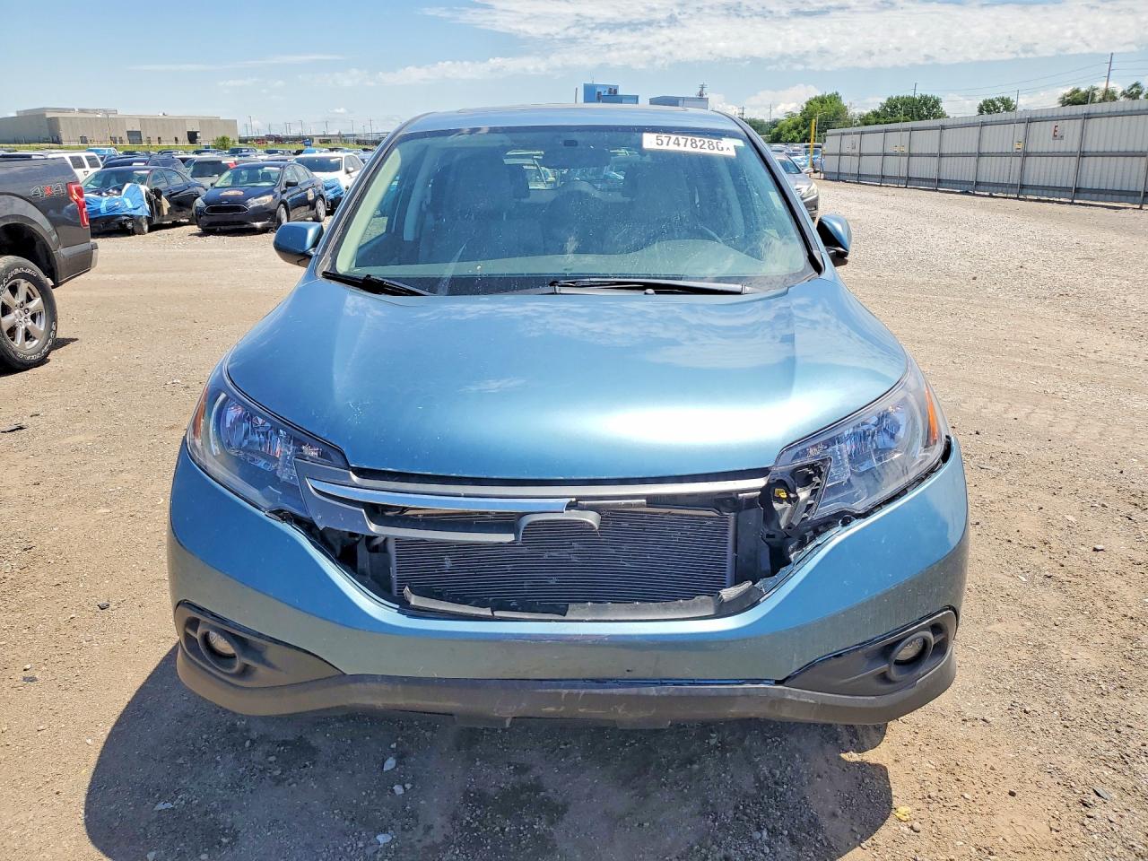 2013 Honda Cr-v Ex Blue vin: 5J6RM4H58DL008963