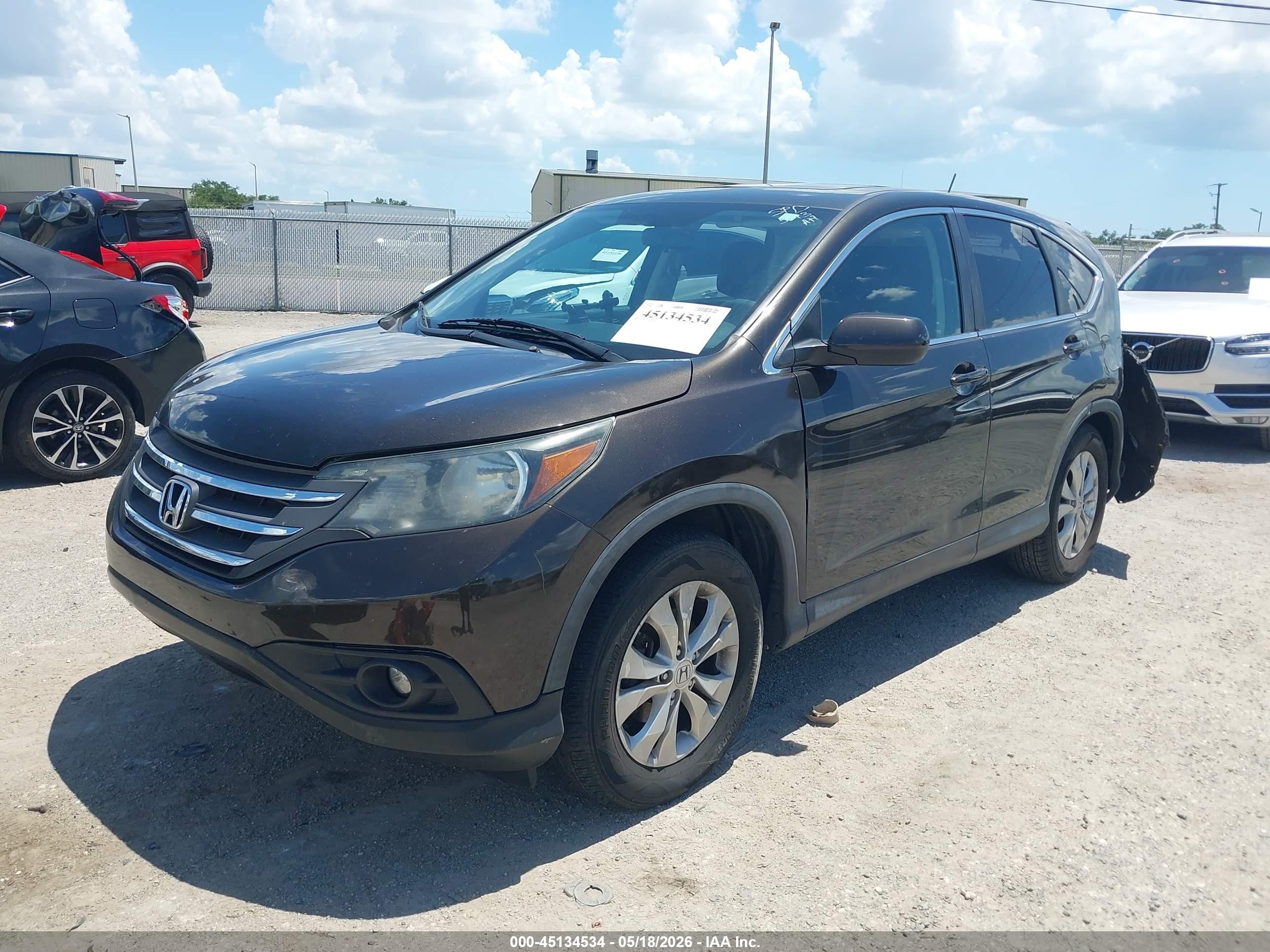 2013 Honda Cr-v Ex Gray vin: 5J6RM4H58DL011250