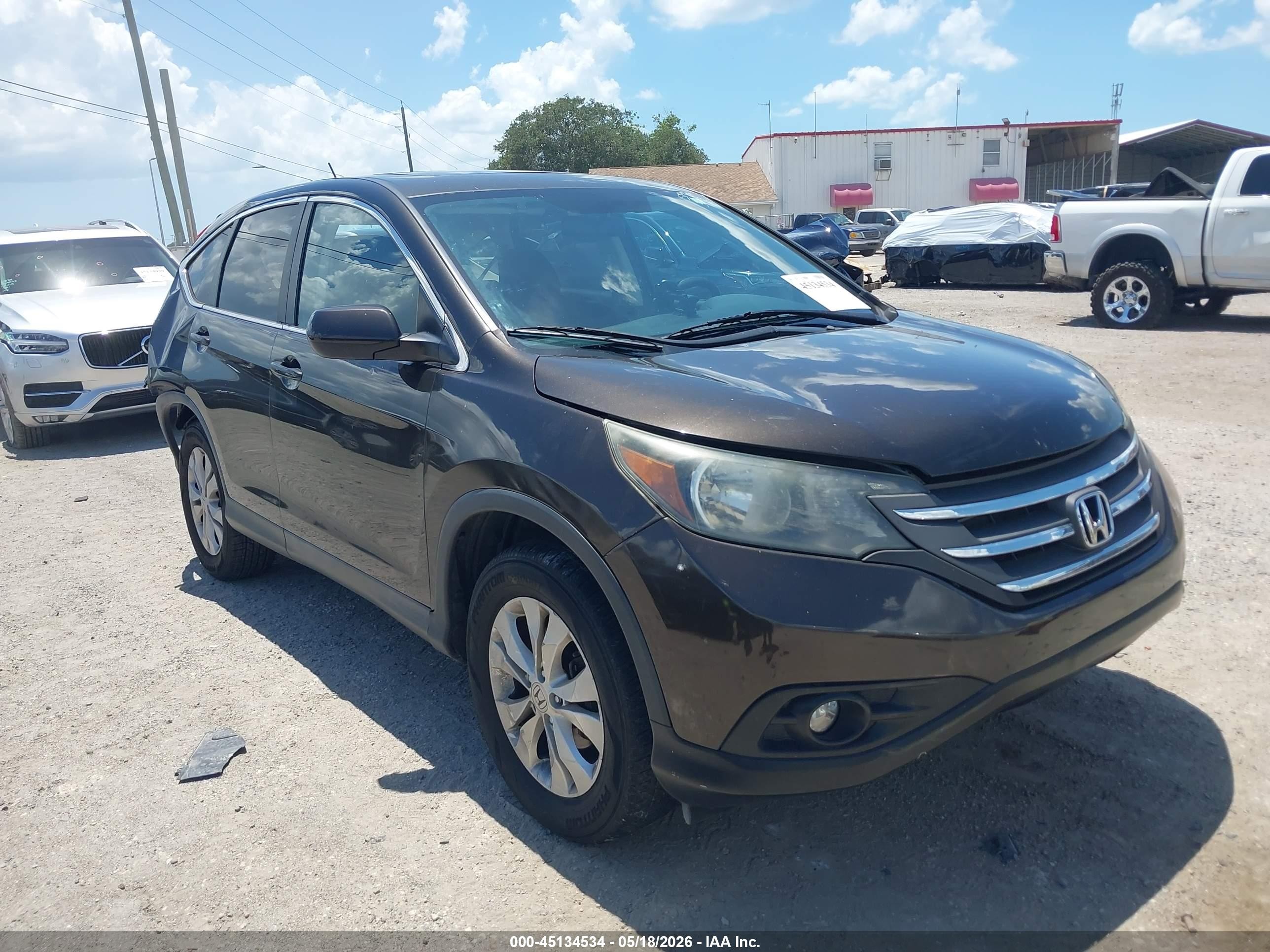 2013 Honda Cr-v Ex Gray vin: 5J6RM4H58DL011250