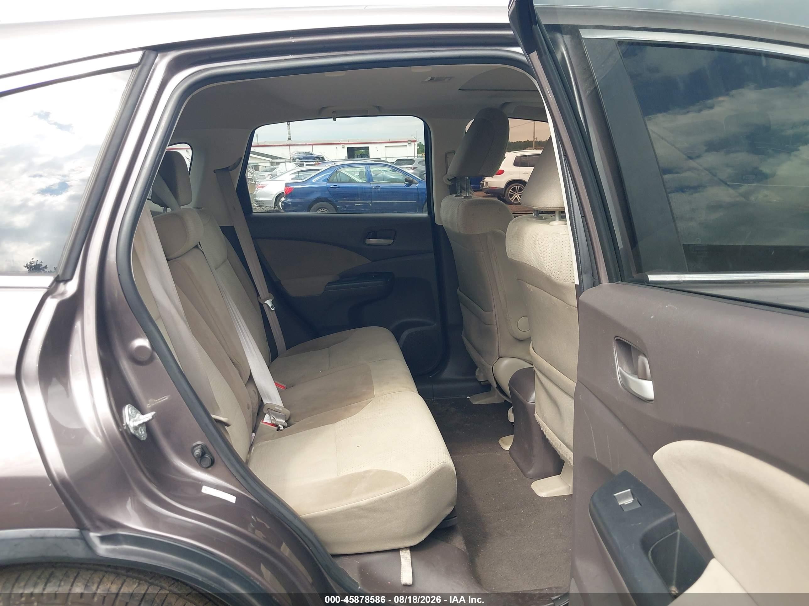 2013 Honda Cr-v Ex Beige vin: 5J6RM4H58DL030655