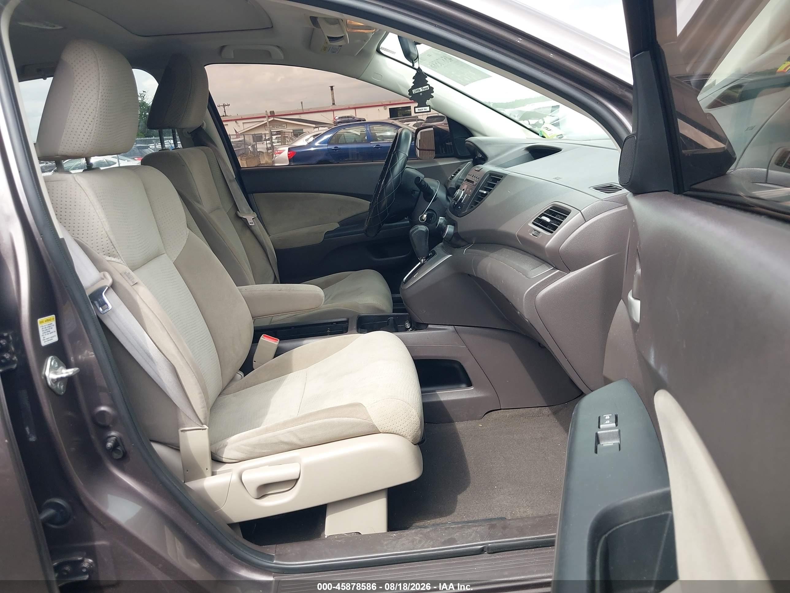 2013 Honda Cr-v Ex Beige vin: 5J6RM4H58DL030655