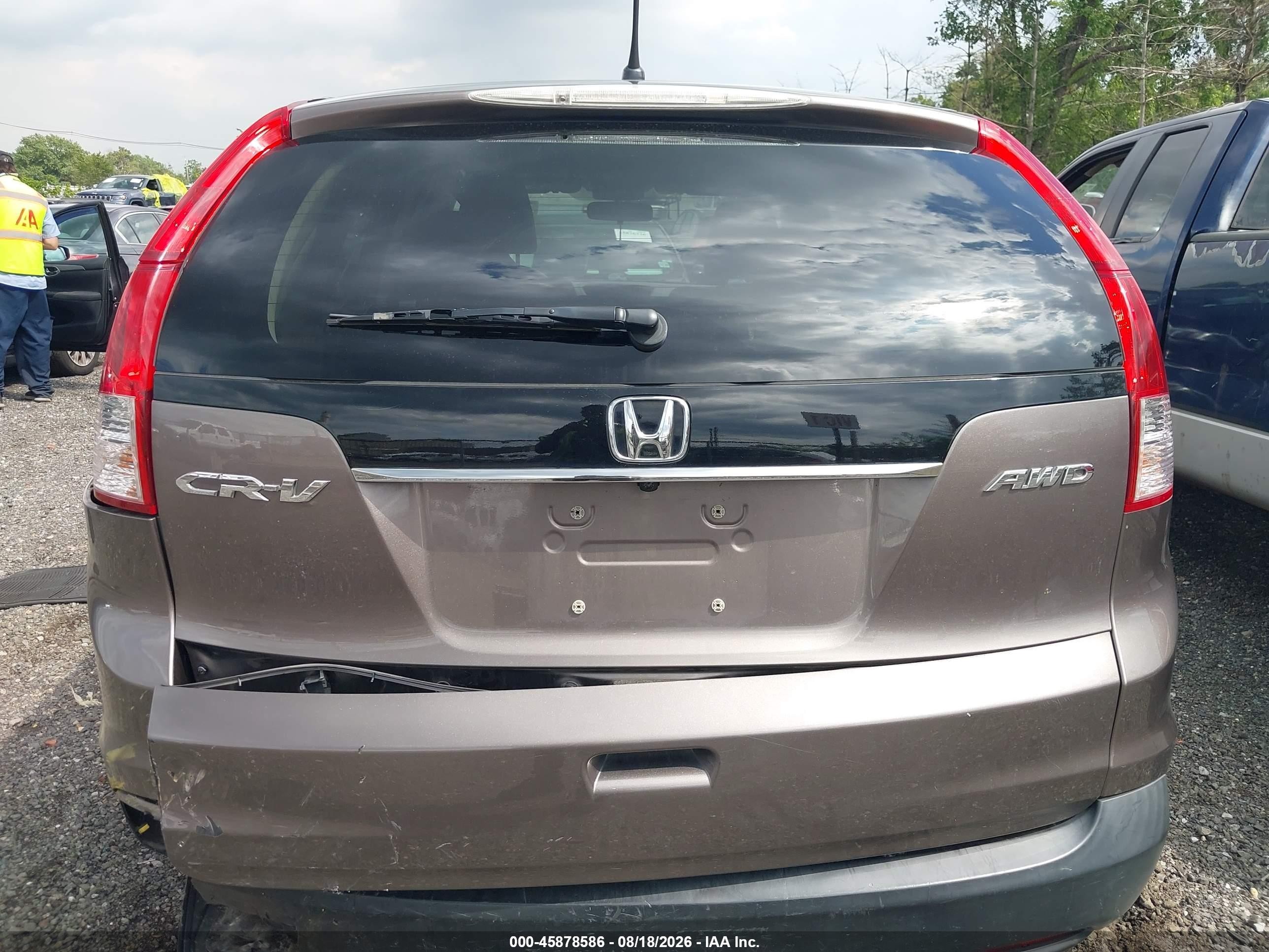 2013 Honda Cr-v Ex Beige vin: 5J6RM4H58DL030655