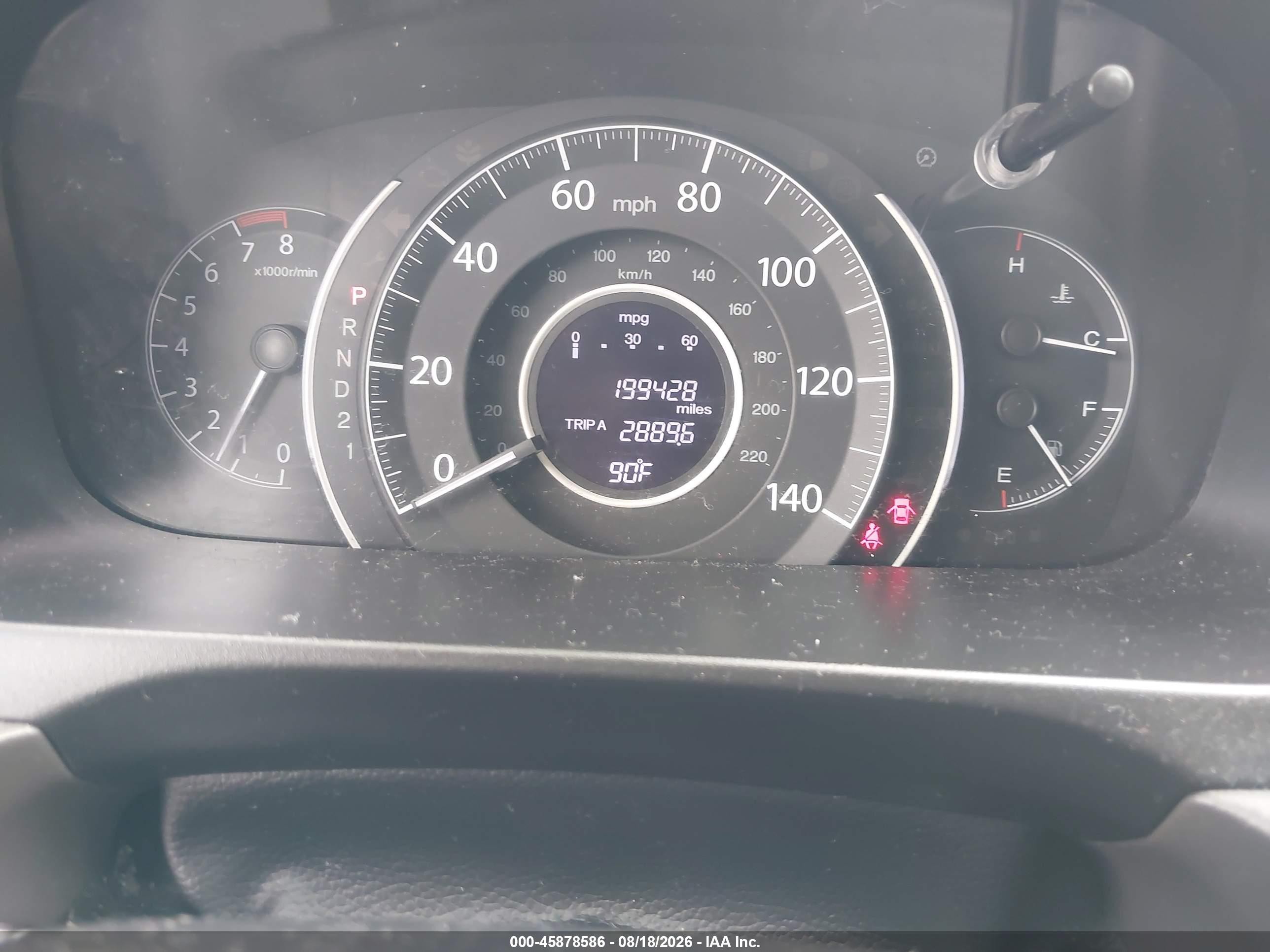 2013 Honda Cr-v Ex Beige vin: 5J6RM4H58DL030655