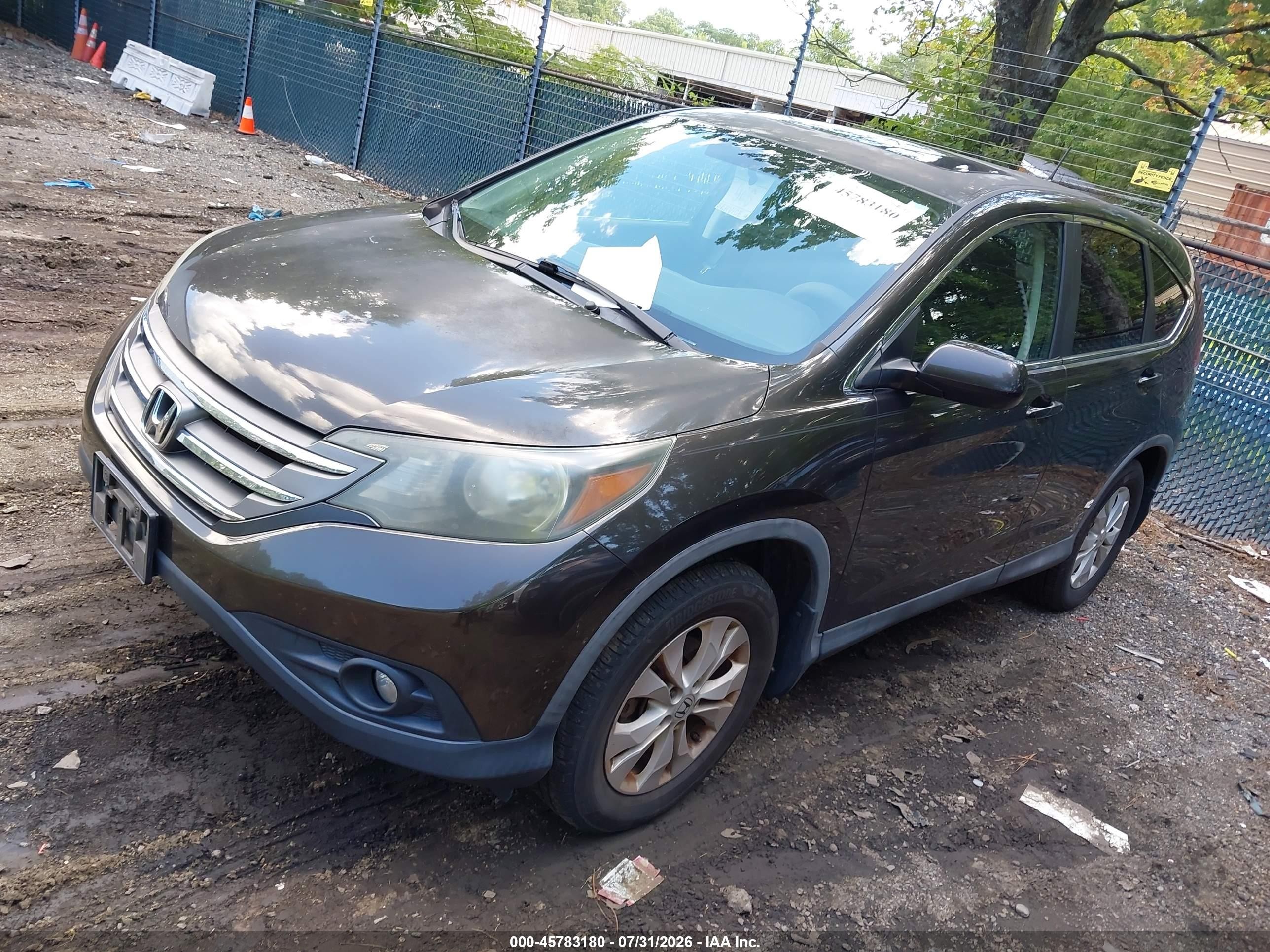2013 Honda Cr-v Ex Brown vin: 5J6RM4H58DL057449