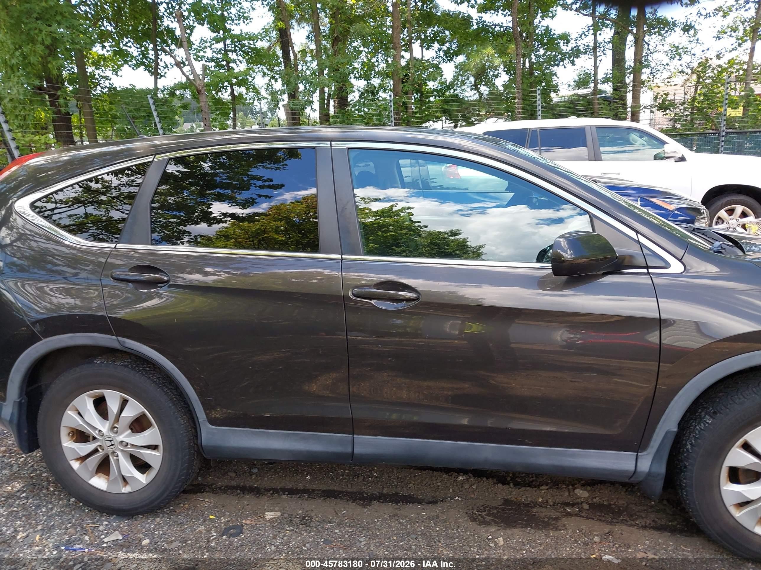 2013 Honda Cr-v Ex Brown vin: 5J6RM4H58DL057449