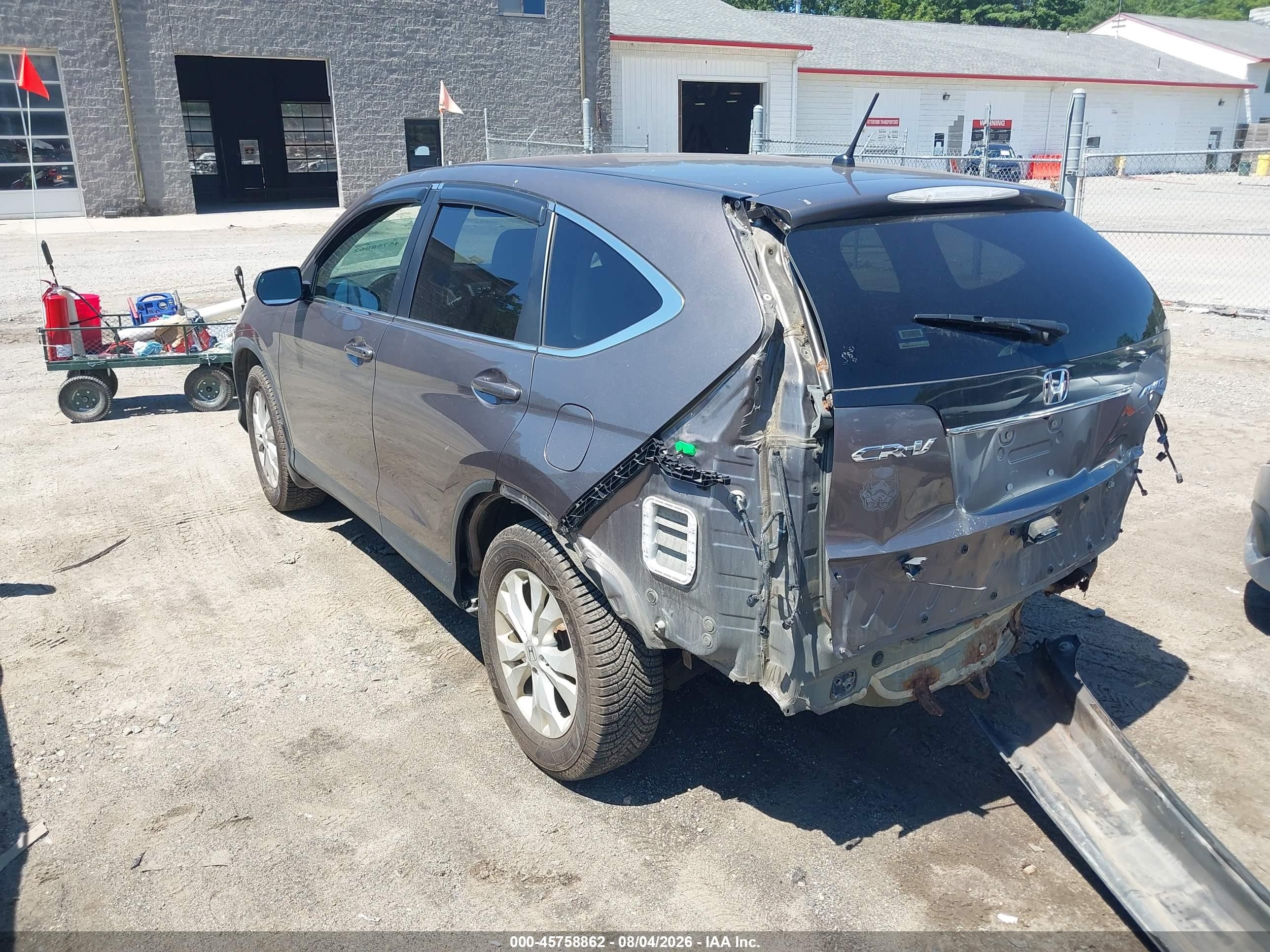 2013 Honda Cr-v Ex Gray vin: 5J6RM4H58DL068046