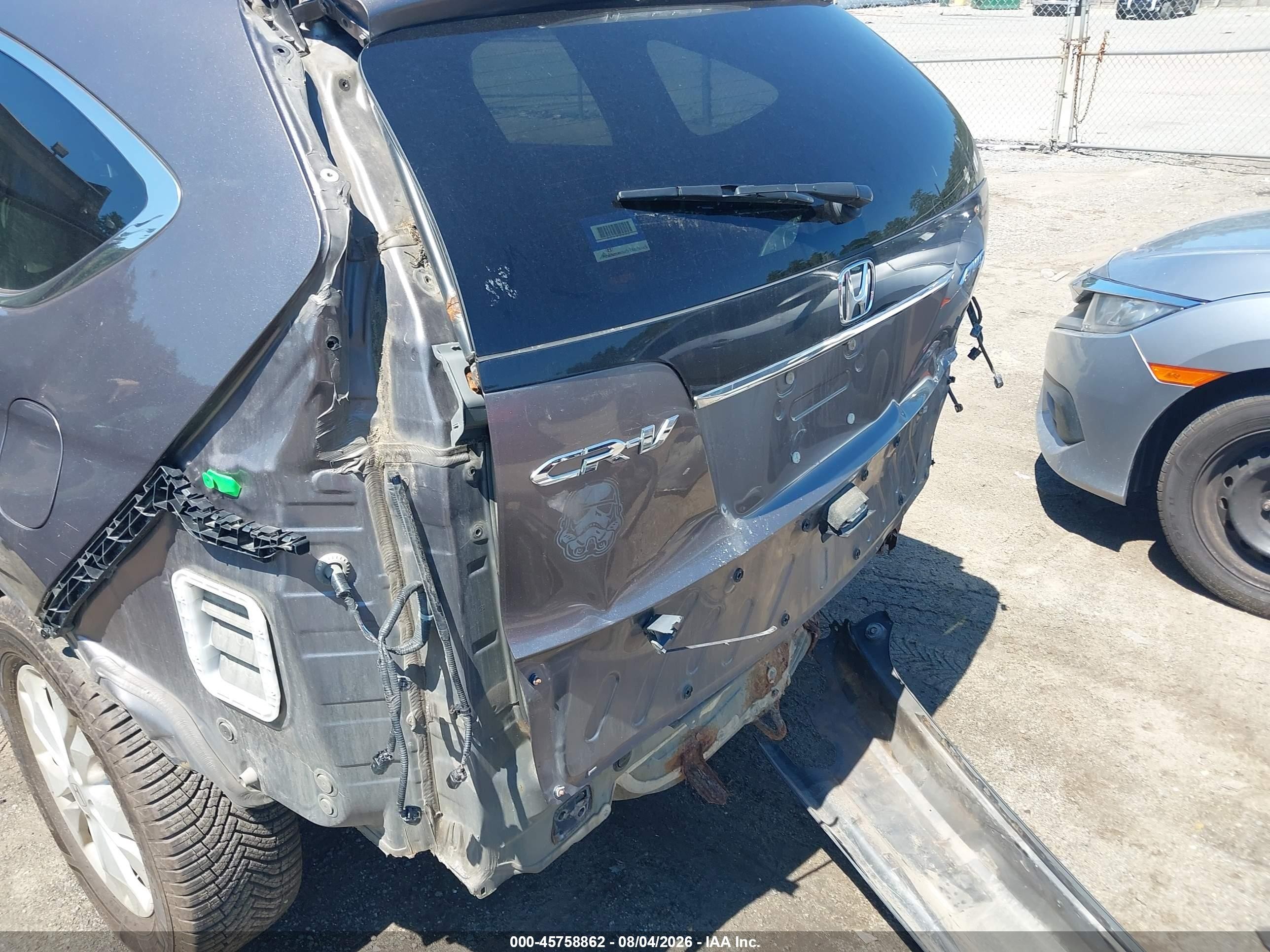 2013 Honda Cr-v Ex Gray vin: 5J6RM4H58DL068046