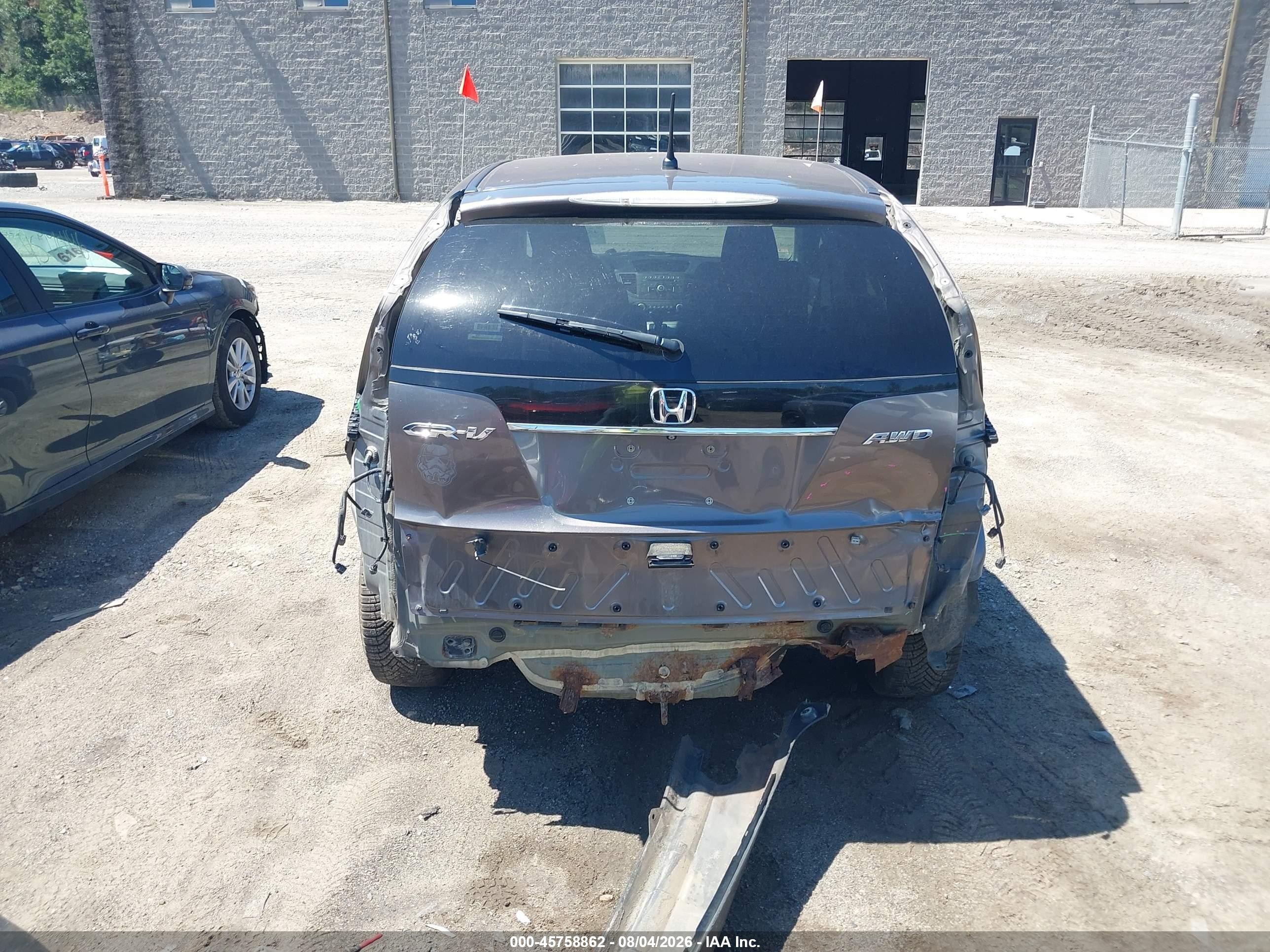 2013 Honda Cr-v Ex Gray vin: 5J6RM4H58DL068046