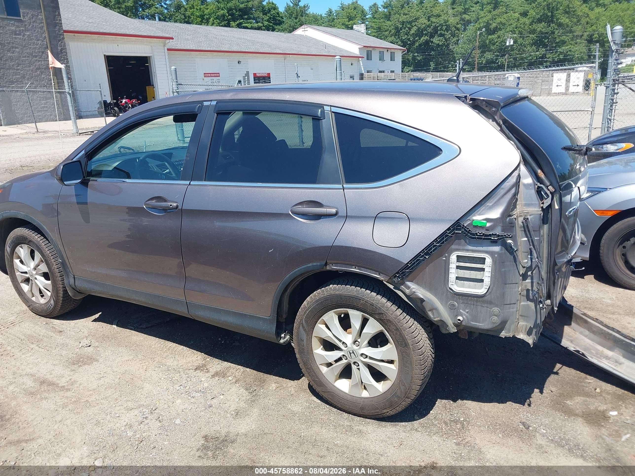 2013 Honda Cr-v Ex Gray vin: 5J6RM4H58DL068046