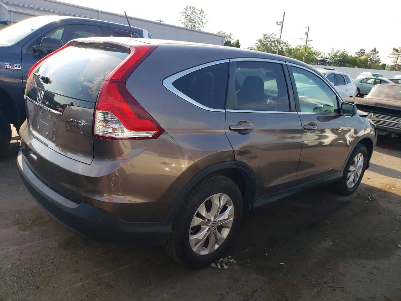 2013 Honda Cr-v Ex Brown vin: 5J6RM4H58DL082190