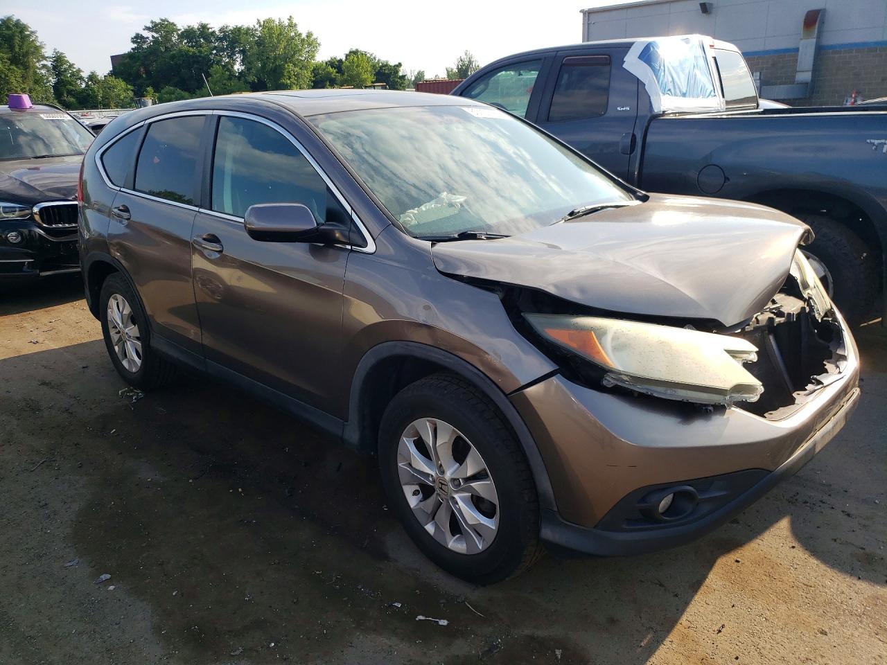 2013 Honda Cr-v Ex Brown vin: 5J6RM4H58DL082190