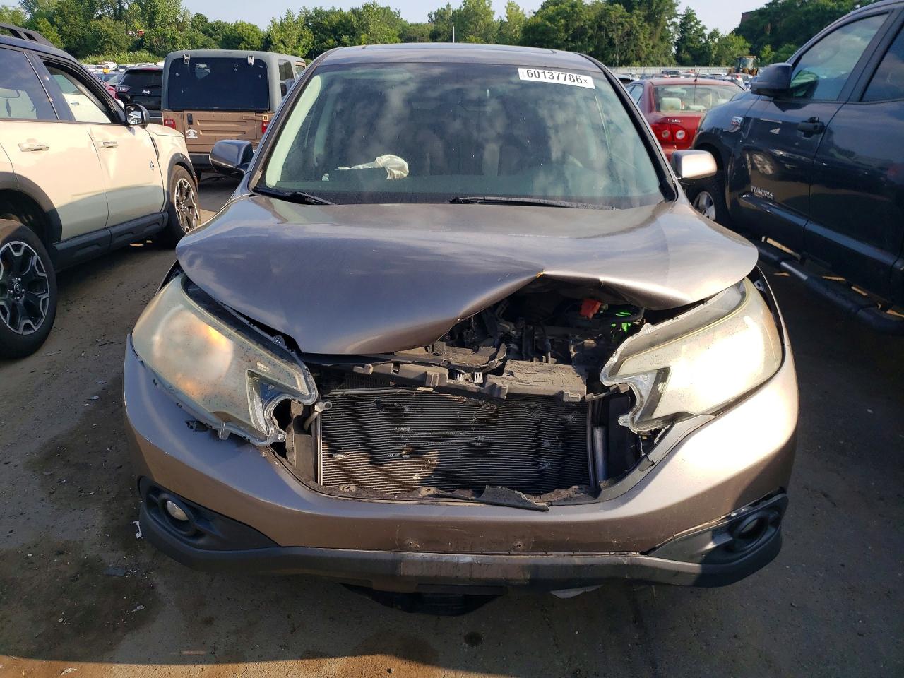 2013 Honda Cr-v Ex Brown vin: 5J6RM4H58DL082190