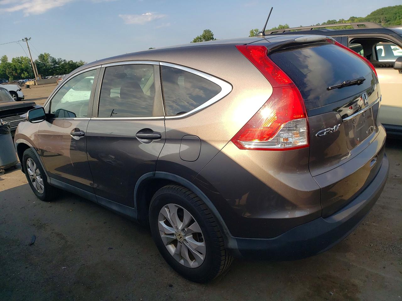 2013 Honda Cr-v Ex Brown vin: 5J6RM4H58DL082190