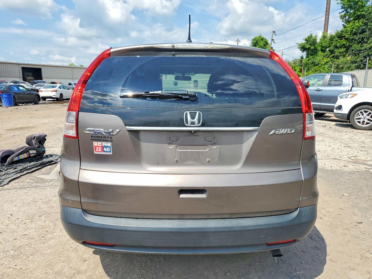 2014 Honda Cr-v Ex Серый vin: 5J6RM4H58EL005952