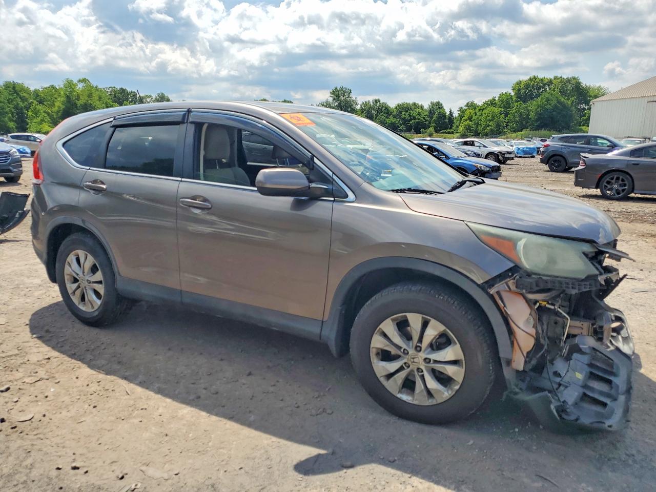 2014 Honda Cr-v Ex Серый vin: 5J6RM4H58EL005952