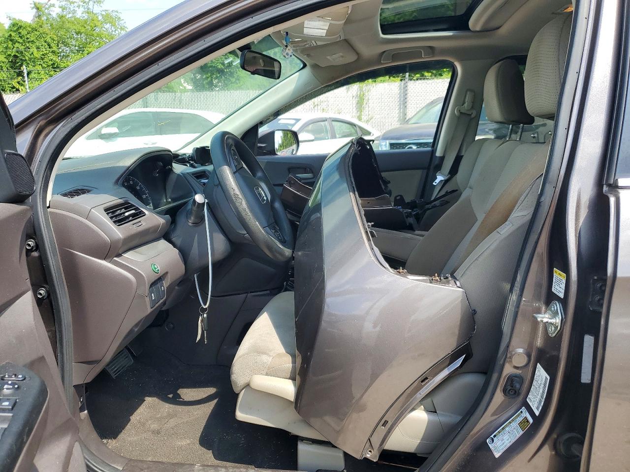 2014 Honda Cr-v Ex Серый vin: 5J6RM4H58EL005952
