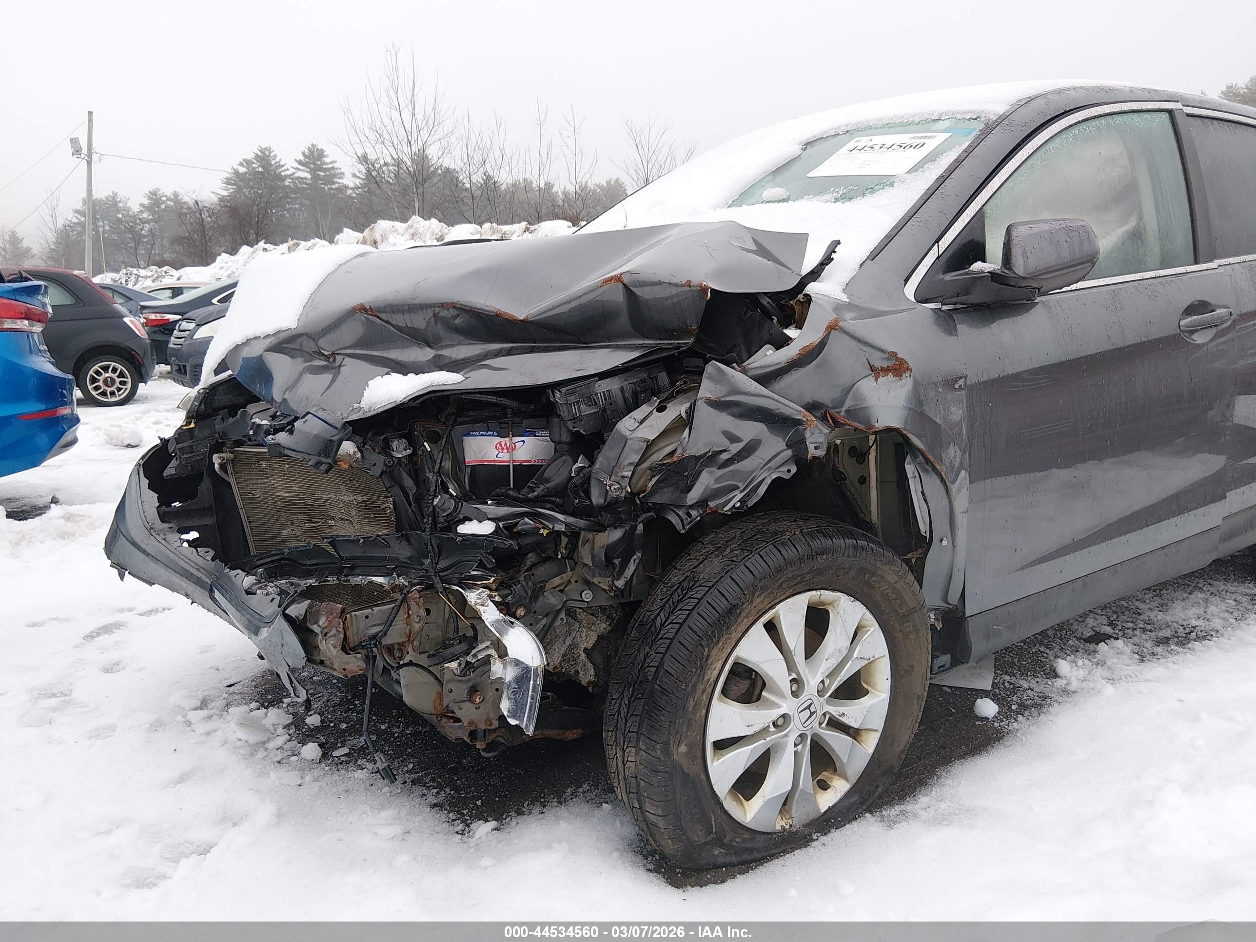 2014 Honda Cr-v Ex Серый vin: 5J6RM4H58EL008303