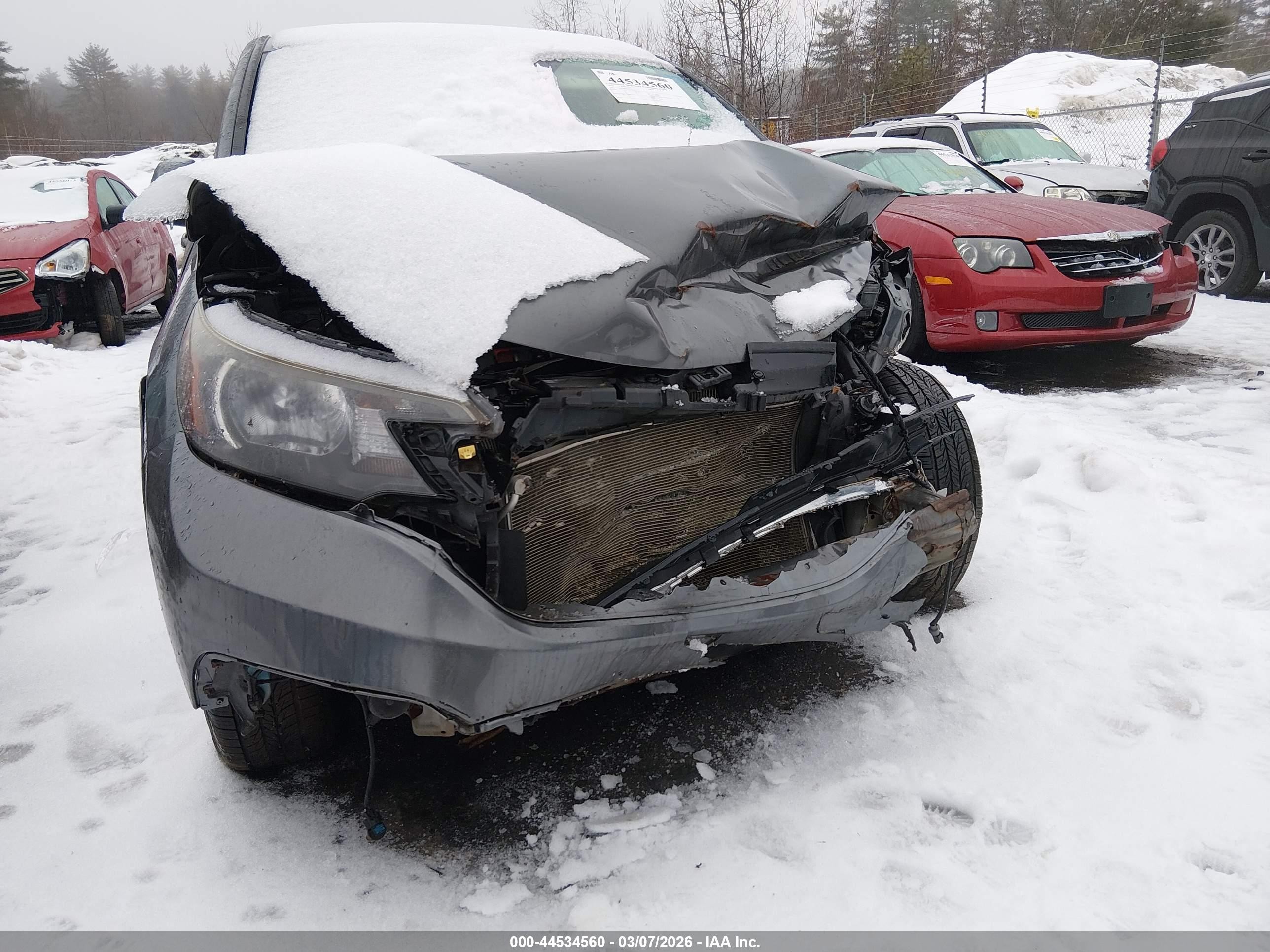 2014 Honda Cr-v Ex Серый vin: 5J6RM4H58EL008303