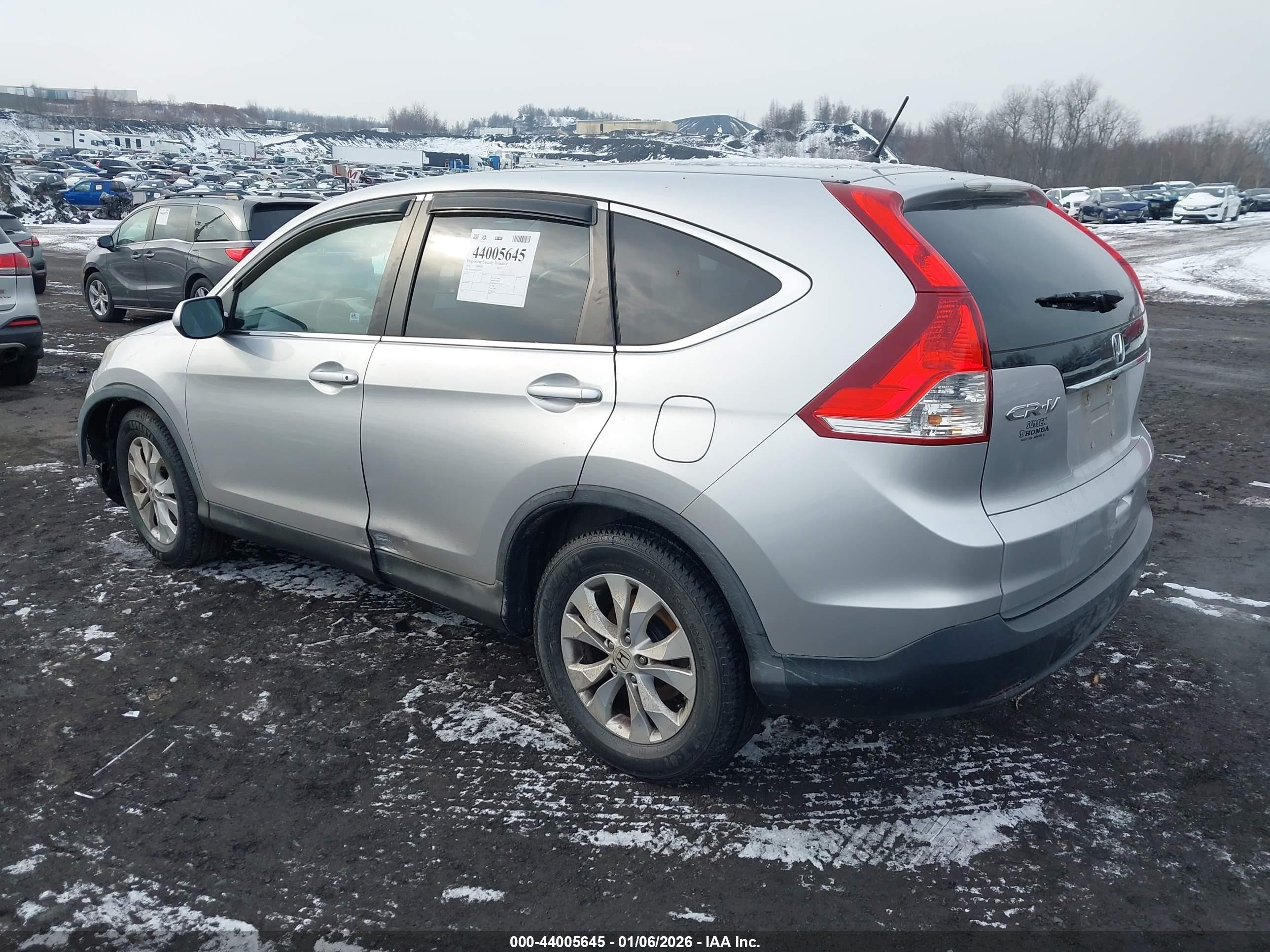 2014 Honda Cr-v Ex Silver vin: 5J6RM4H58EL025621