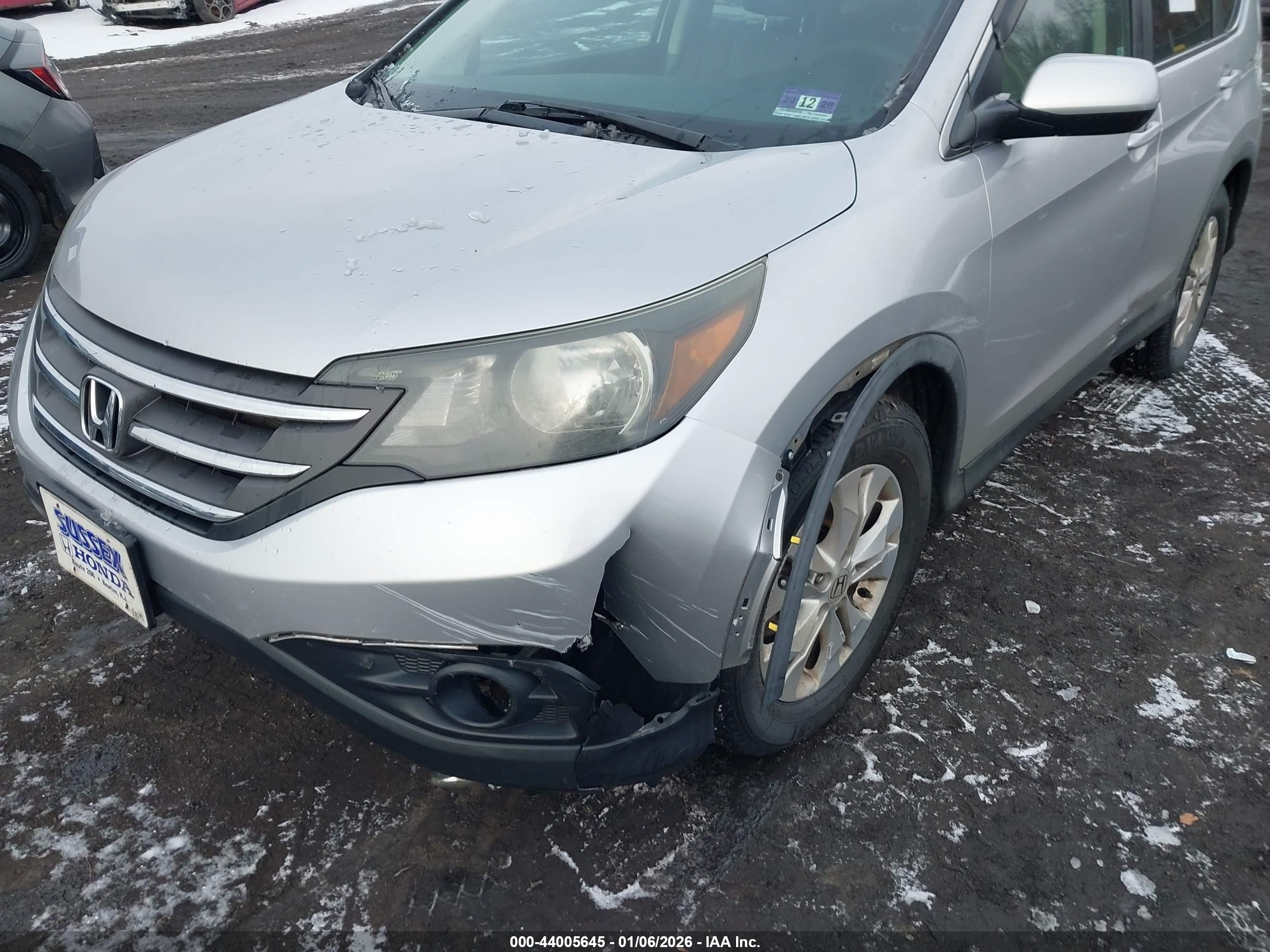 2014 Honda Cr-v Ex Silver vin: 5J6RM4H58EL025621