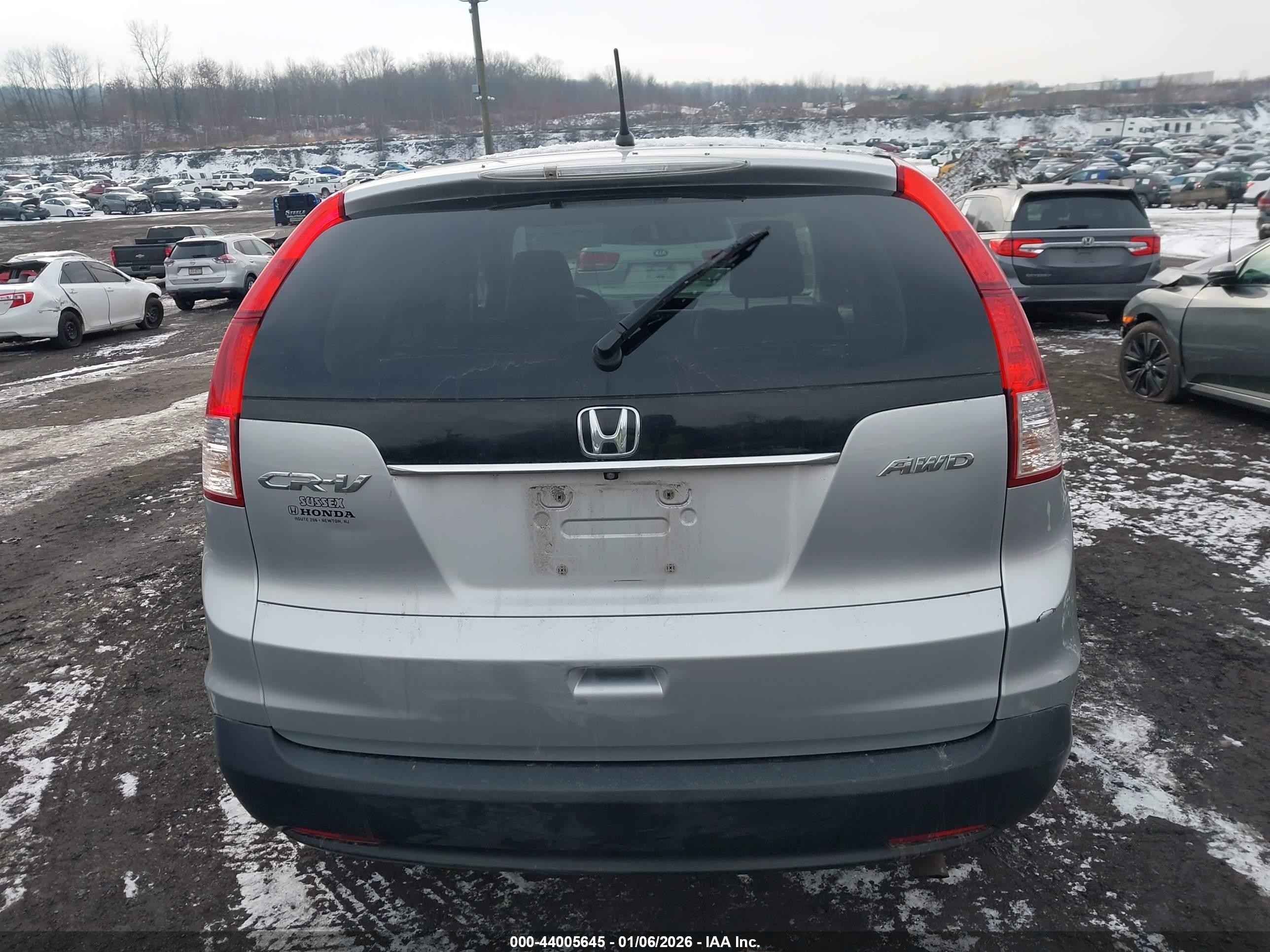 2014 Honda Cr-v Ex Silver vin: 5J6RM4H58EL025621