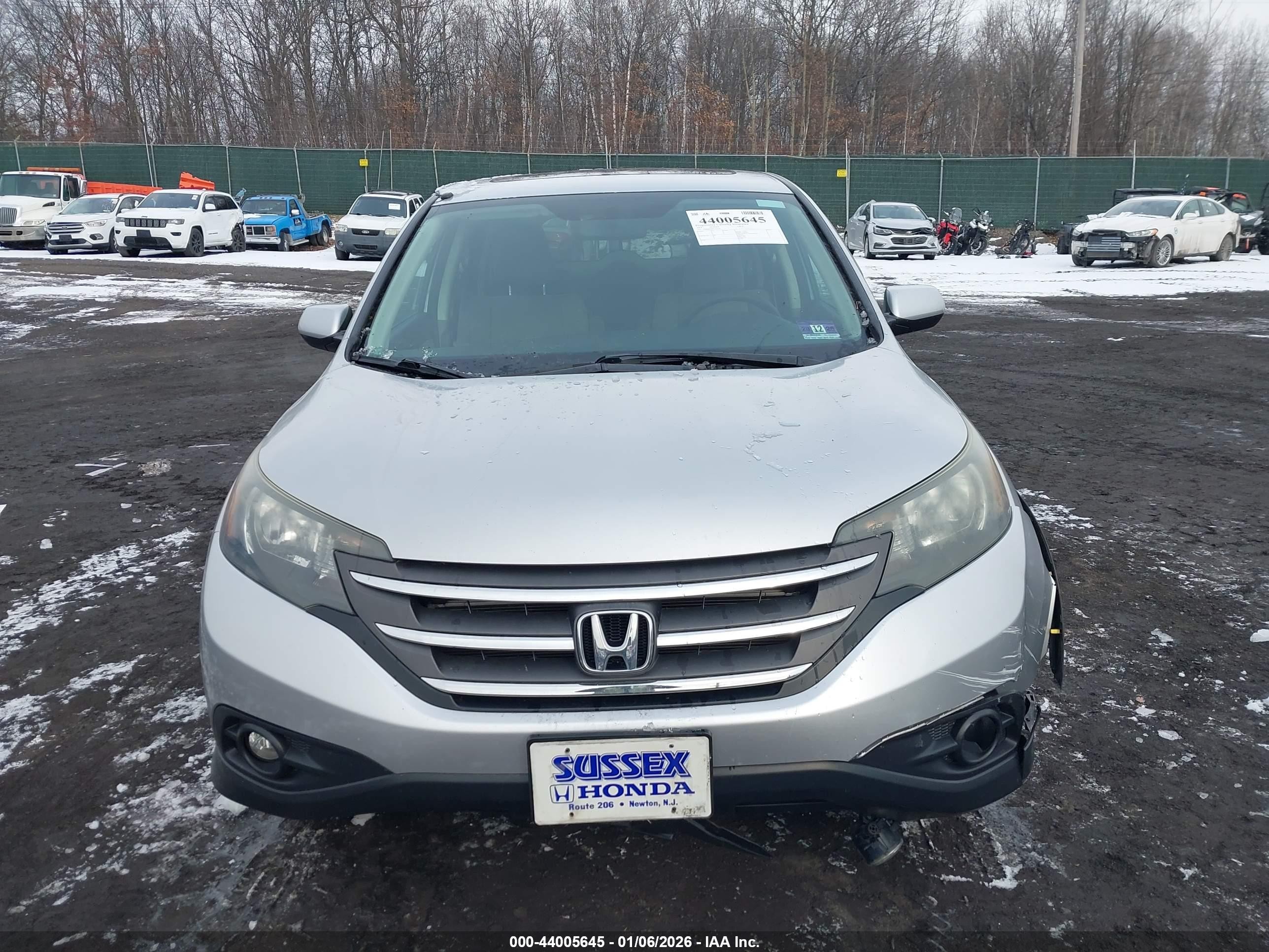 2014 Honda Cr-v Ex Silver vin: 5J6RM4H58EL025621