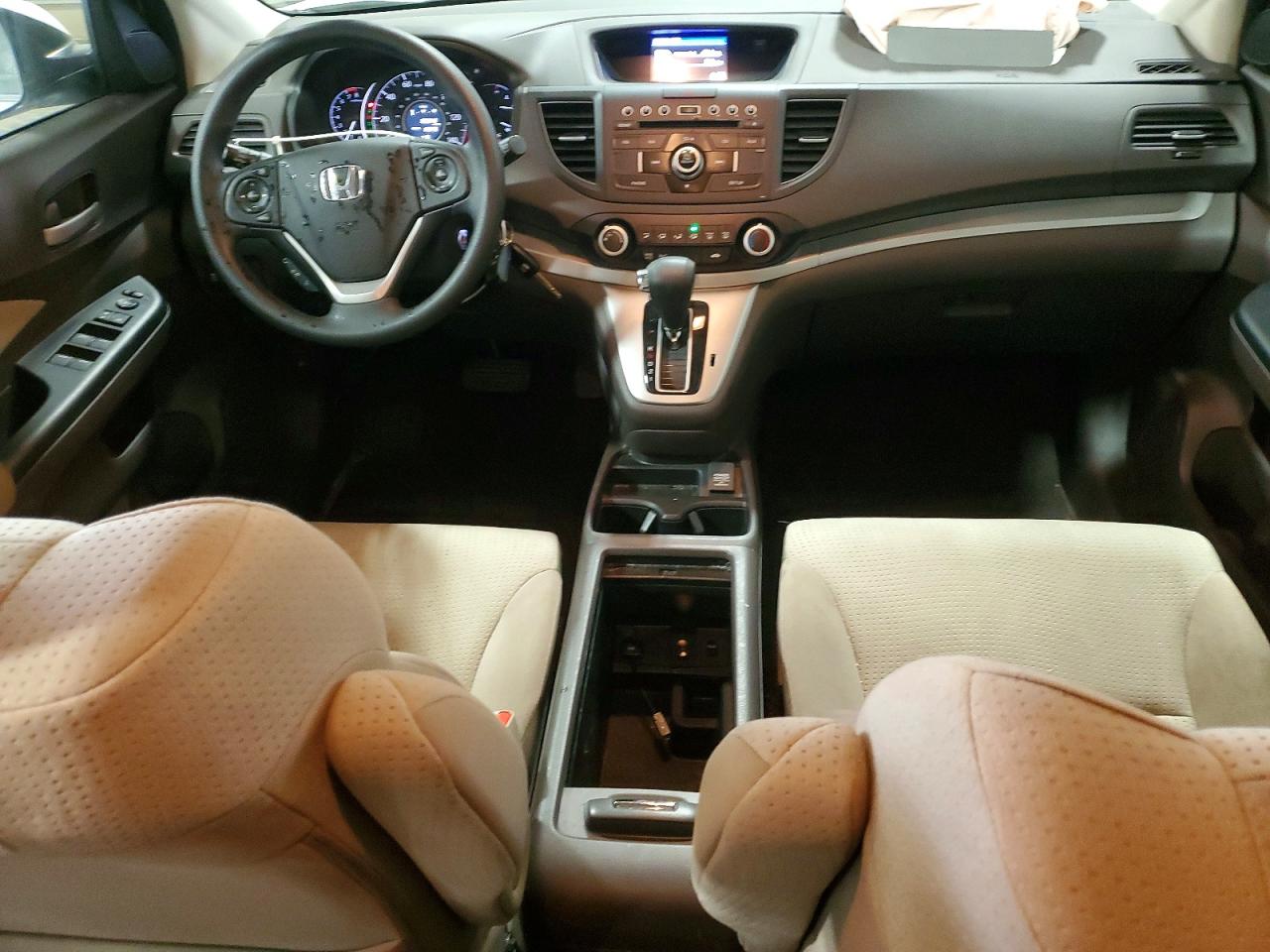 2014 Honda Cr-v Ex White vin: 5J6RM4H58EL027319