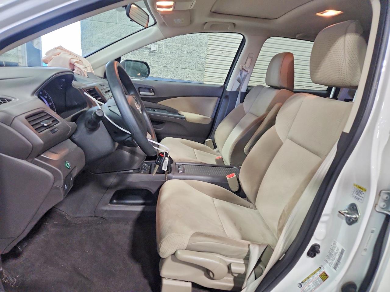 2014 Honda Cr-v Ex White vin: 5J6RM4H58EL027319