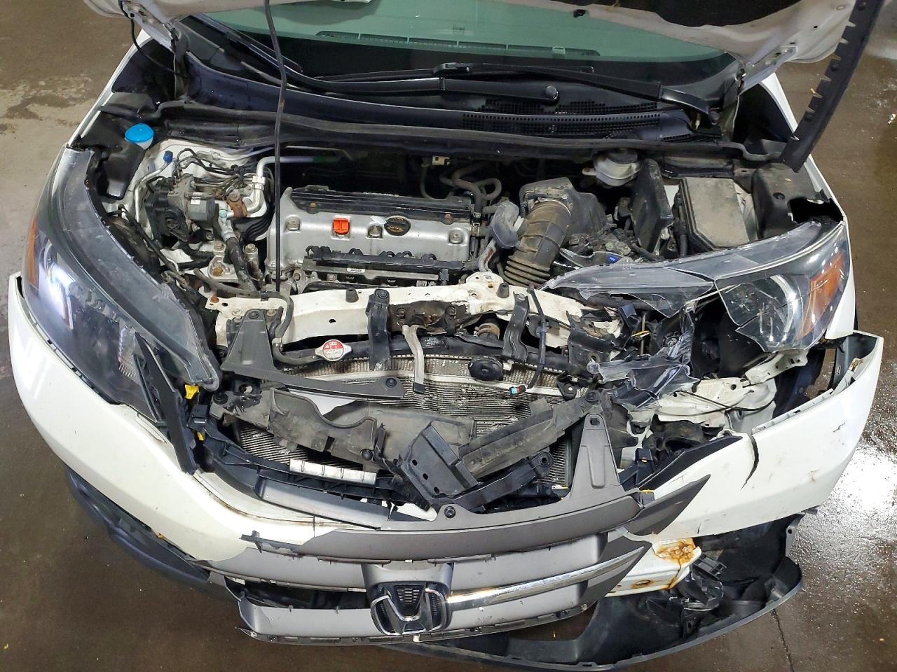 2014 Honda Cr-v Ex White vin: 5J6RM4H58EL027319