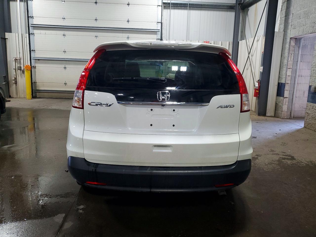 2014 Honda Cr-v Ex White vin: 5J6RM4H58EL027319