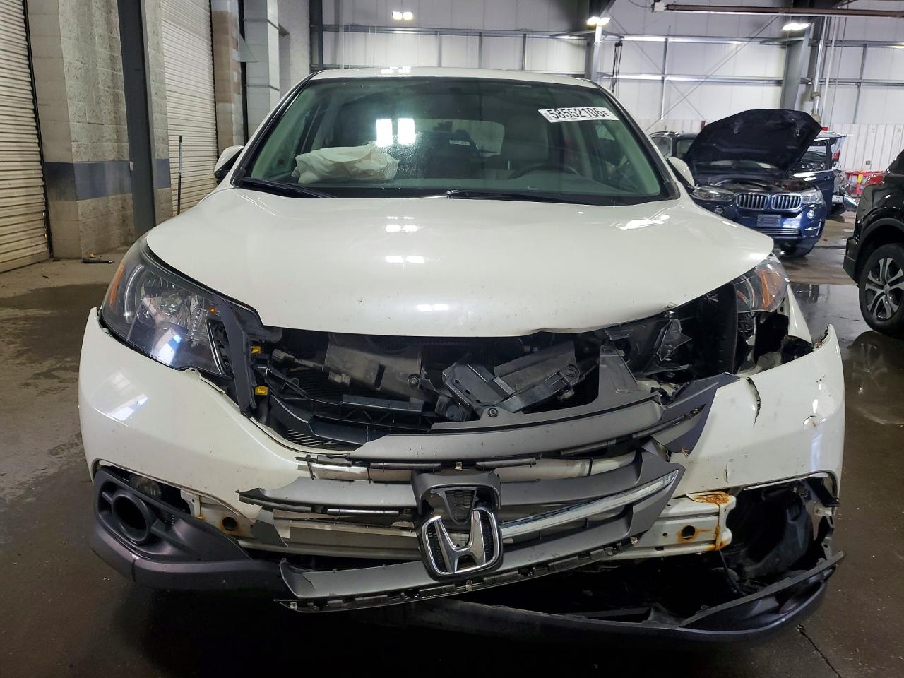 2014 Honda Cr-v Ex White vin: 5J6RM4H58EL027319