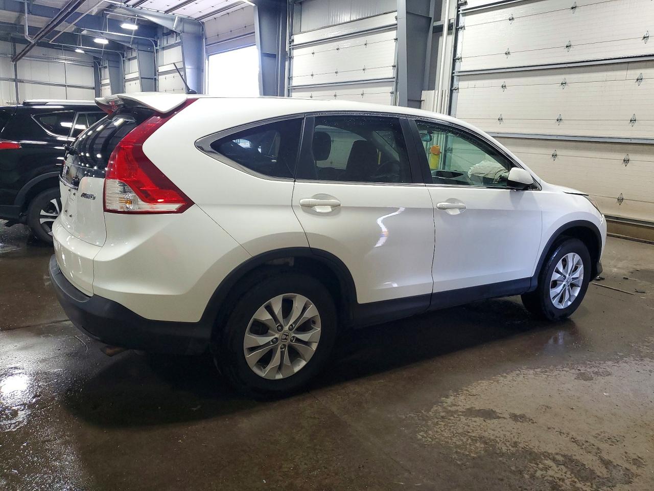 2014 Honda Cr-v Ex White vin: 5J6RM4H58EL027319