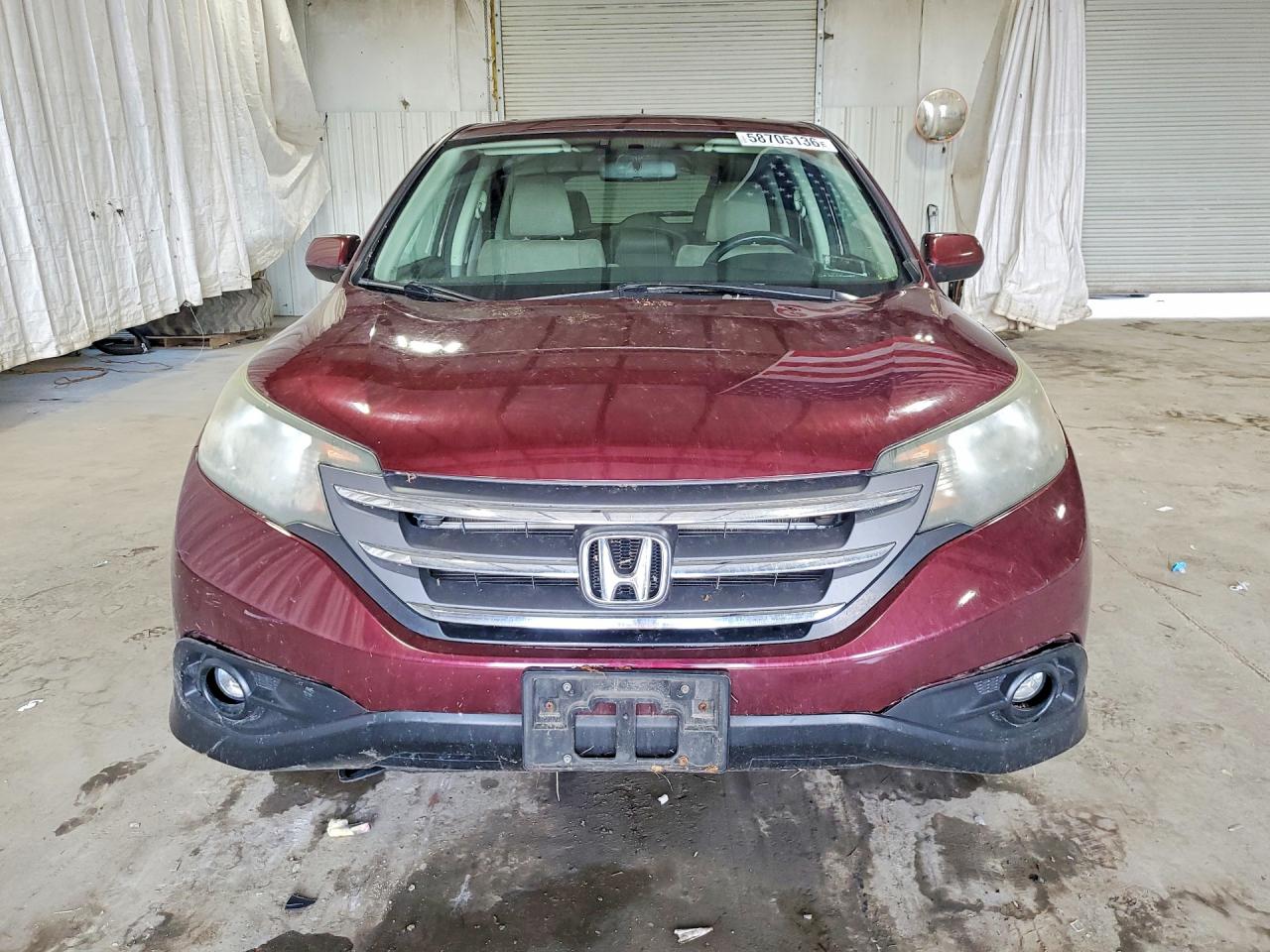2014 Honda Cr-v Ex Burgundy vin: 5J6RM4H58EL042127